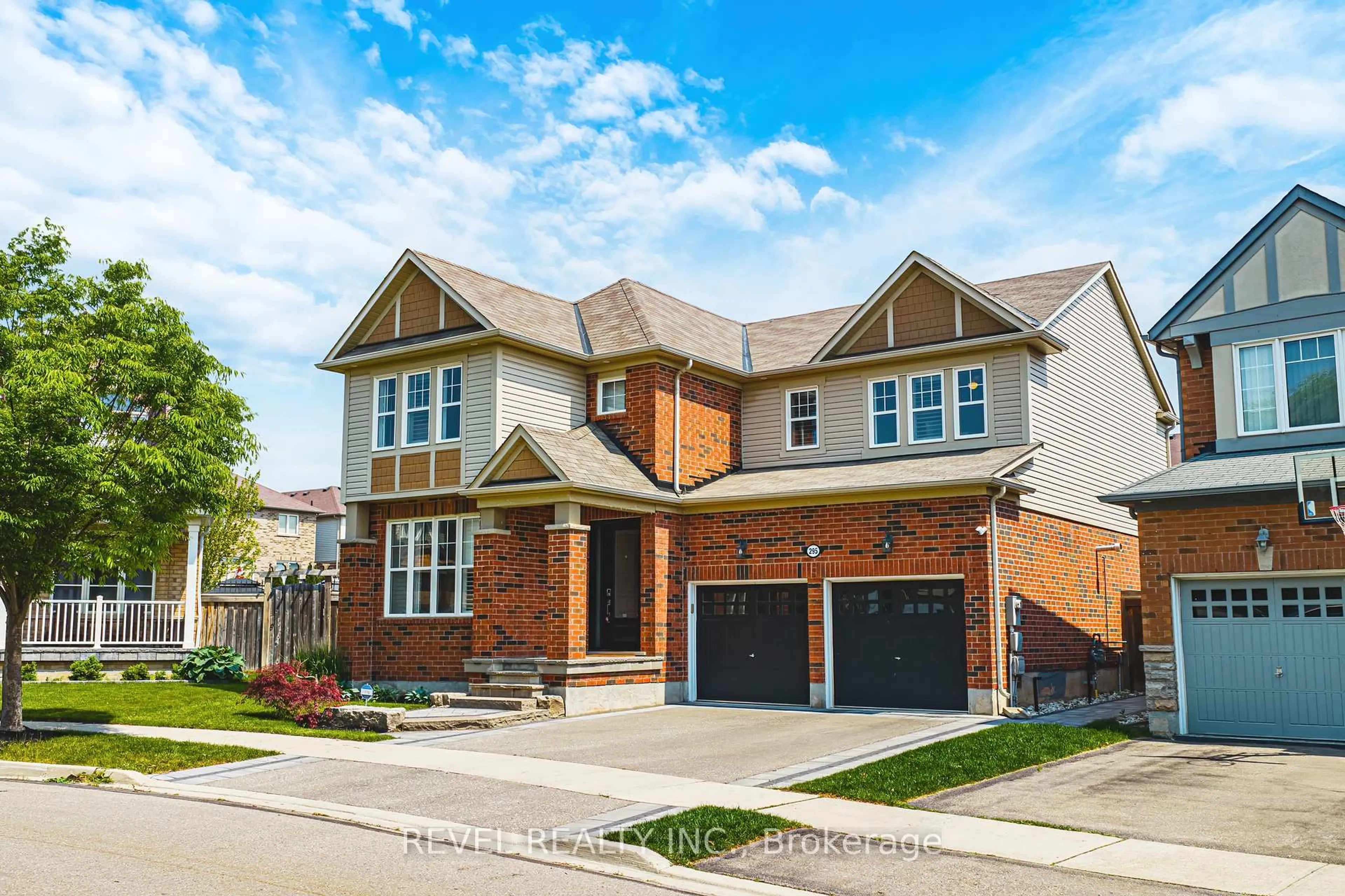 Home with brick exterior material, street for 295 Cochrane Terr, Milton Ontario L9T 8C8