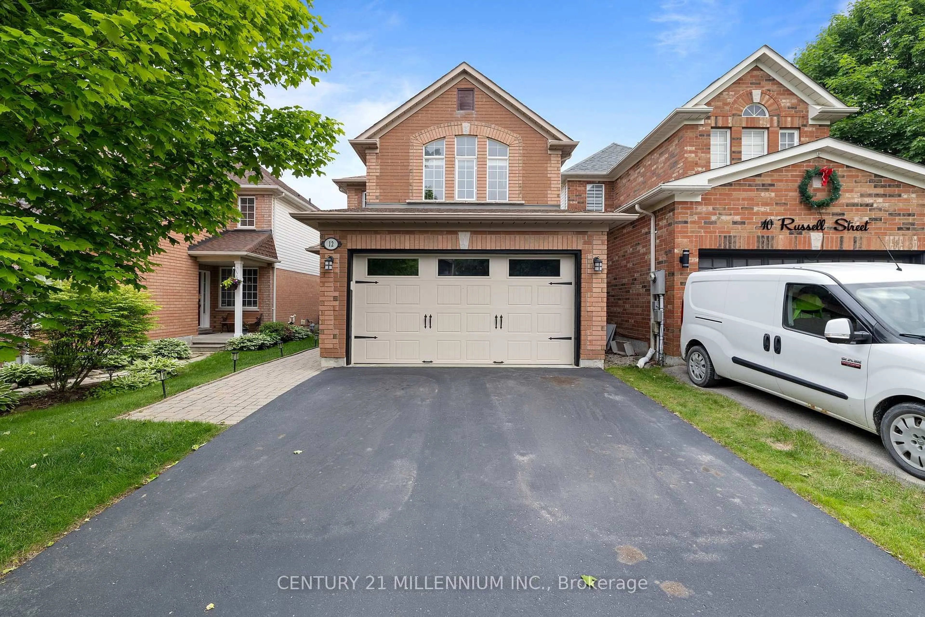 Home with brick exterior material, street for 12 Russell St, Halton Hills Ontario L7G 5Y7