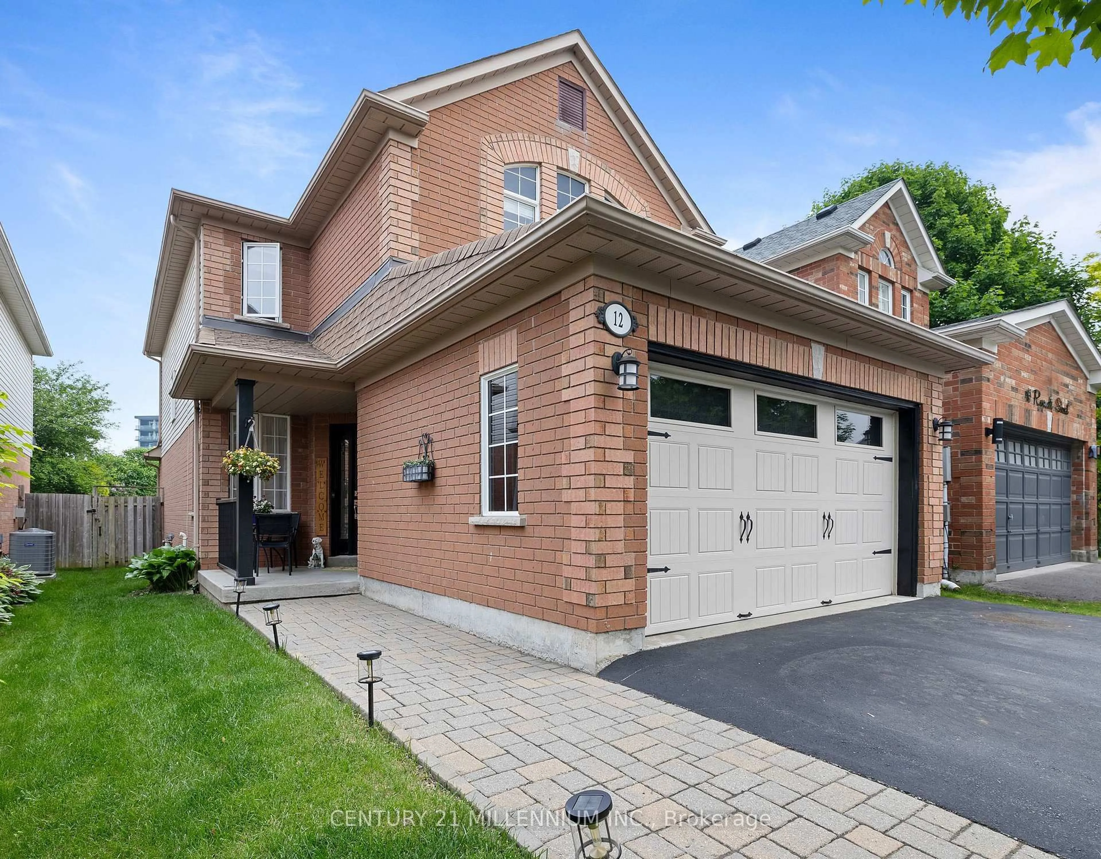 Home with brick exterior material, street for 12 Russell St, Halton Hills Ontario L7G 5Y7