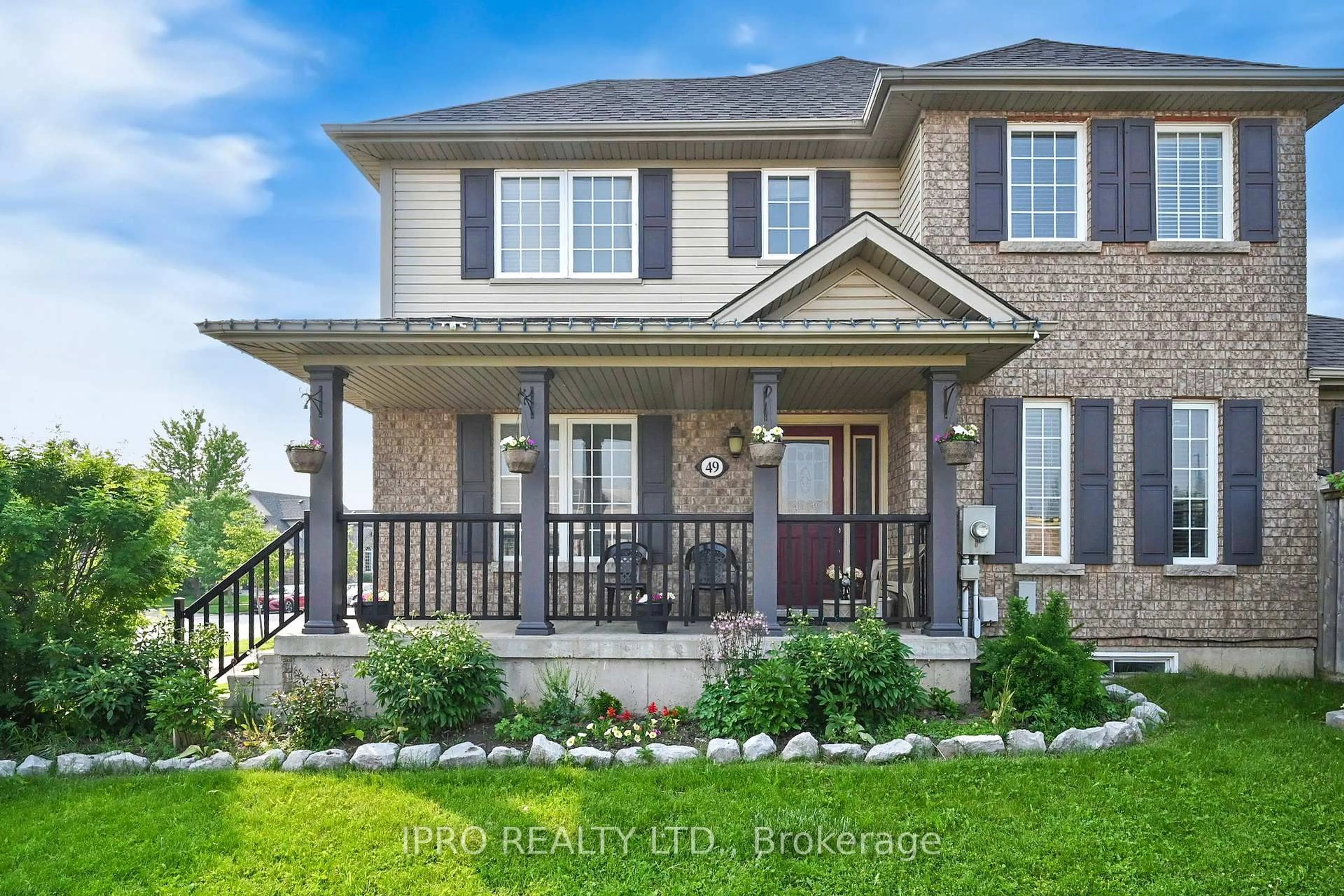 Home with brick exterior material, street for 49 Oak Ridge Dr, Orangeville Ontario L9W 5J6