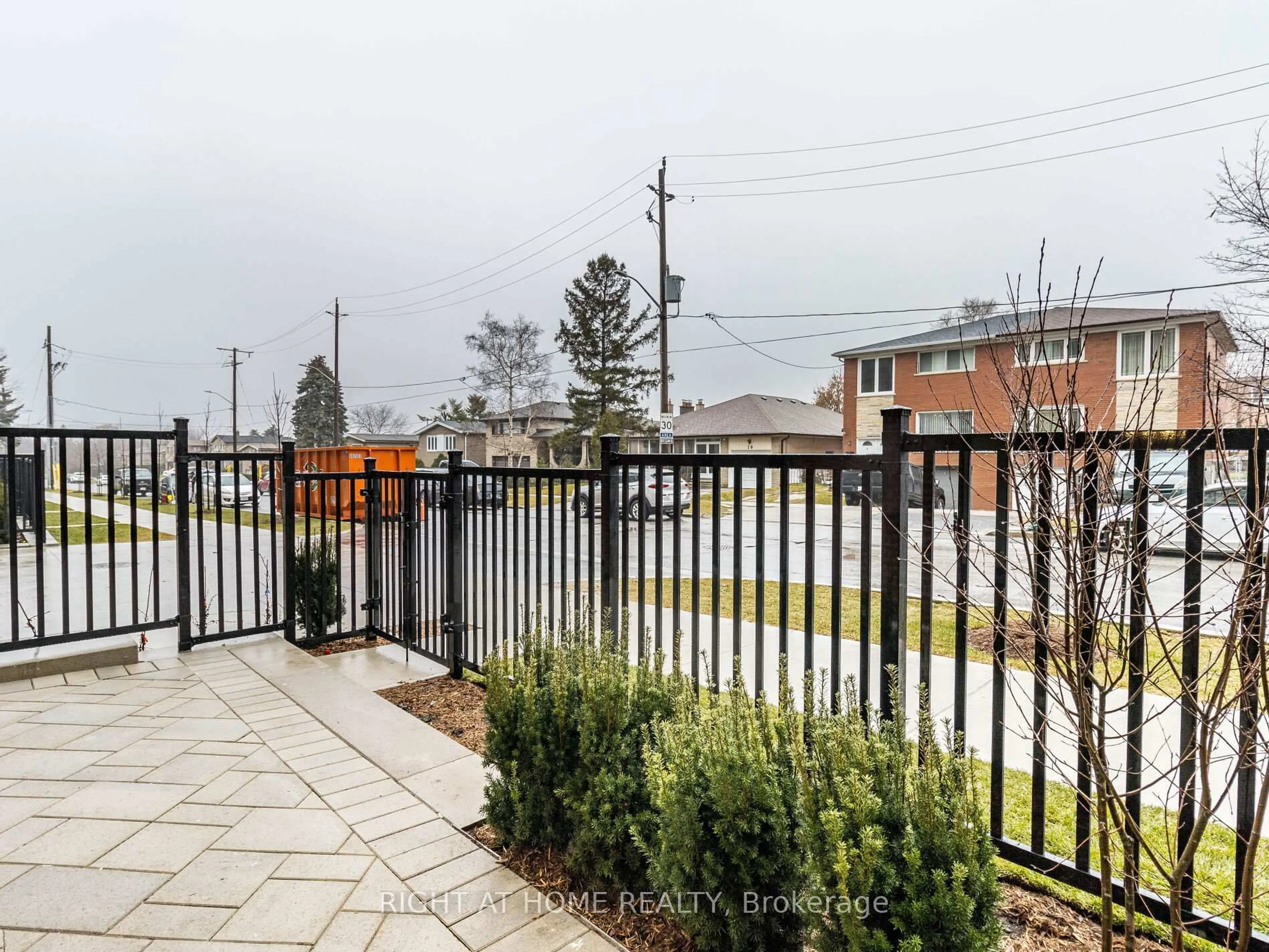 A pic from outside/outdoor area/front of a property/back of a property/a pic from drone, street for 5 maryport Ave #113, Toronto Ontario M3M 2H4