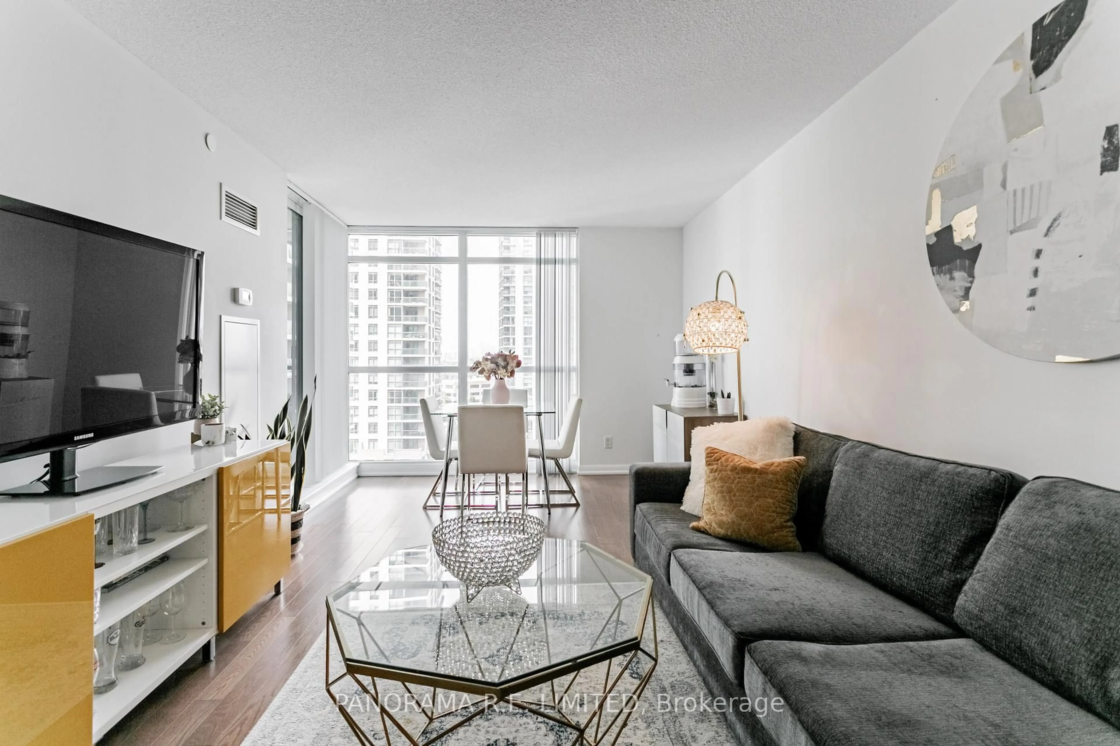 Living room with furniture, unknown for 205 Sherway Gardens Rd #911, Toronto Ontario M9C 0A5