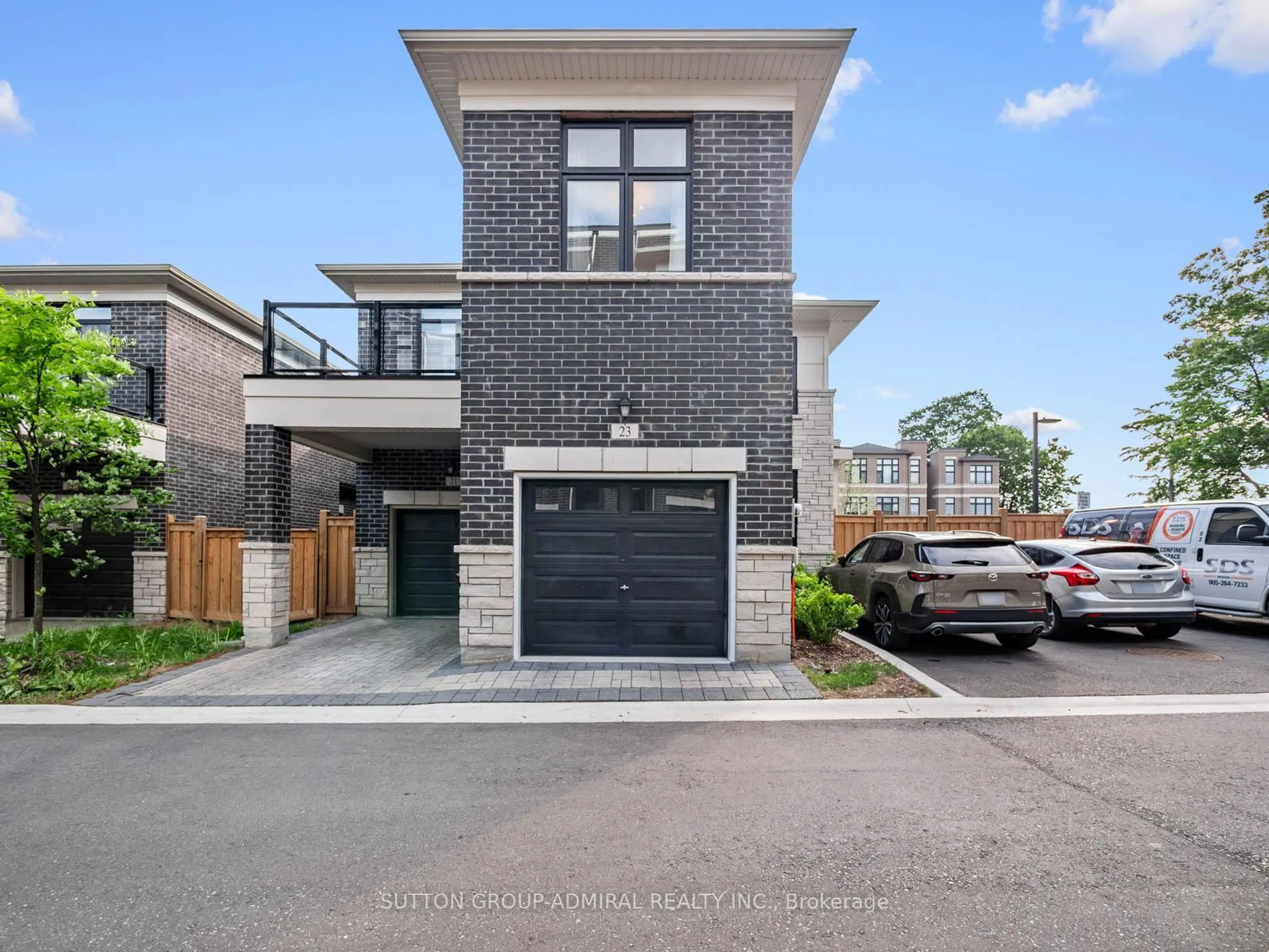 Home with brick exterior material, street for 23 Tarmola Park Crt, Toronto Ontario M9L 0A6