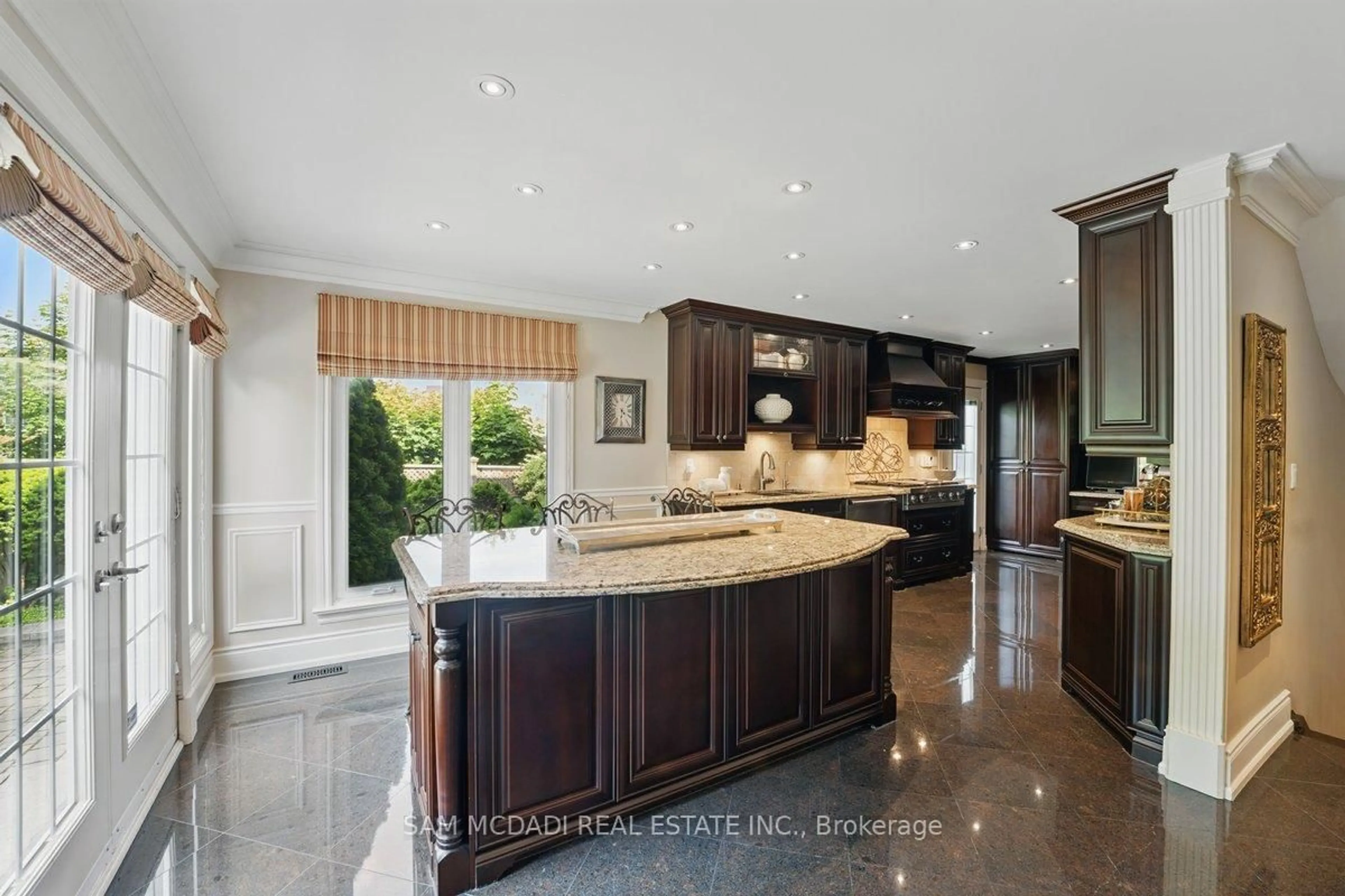 Contemporary kitchen, ceramic/tile floor for 215 Anastasia Terr, Mississauga Ontario L5B 3A5