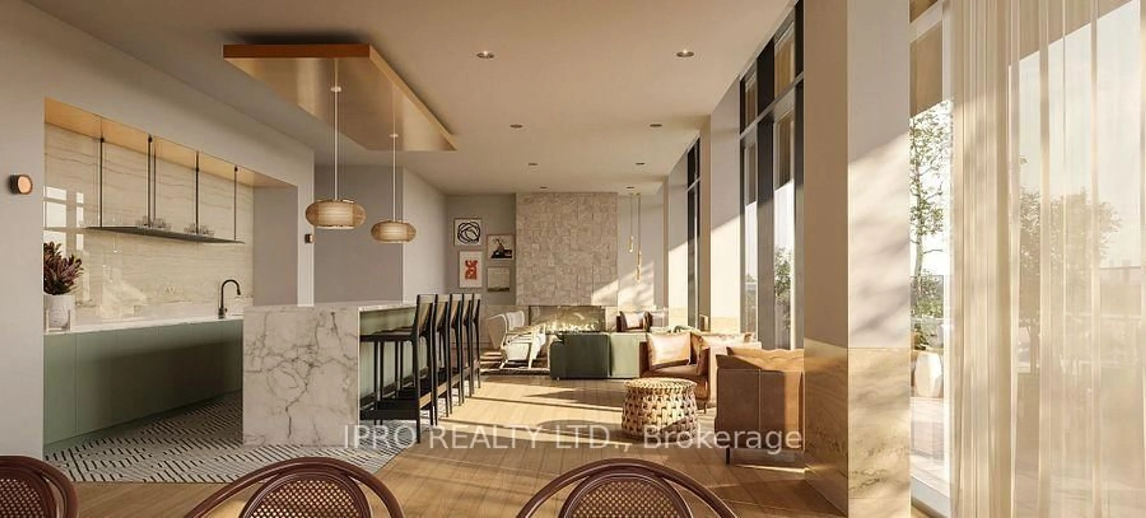Lobby for 1660 Bloor St #203, Toronto Ontario M6P 1A8