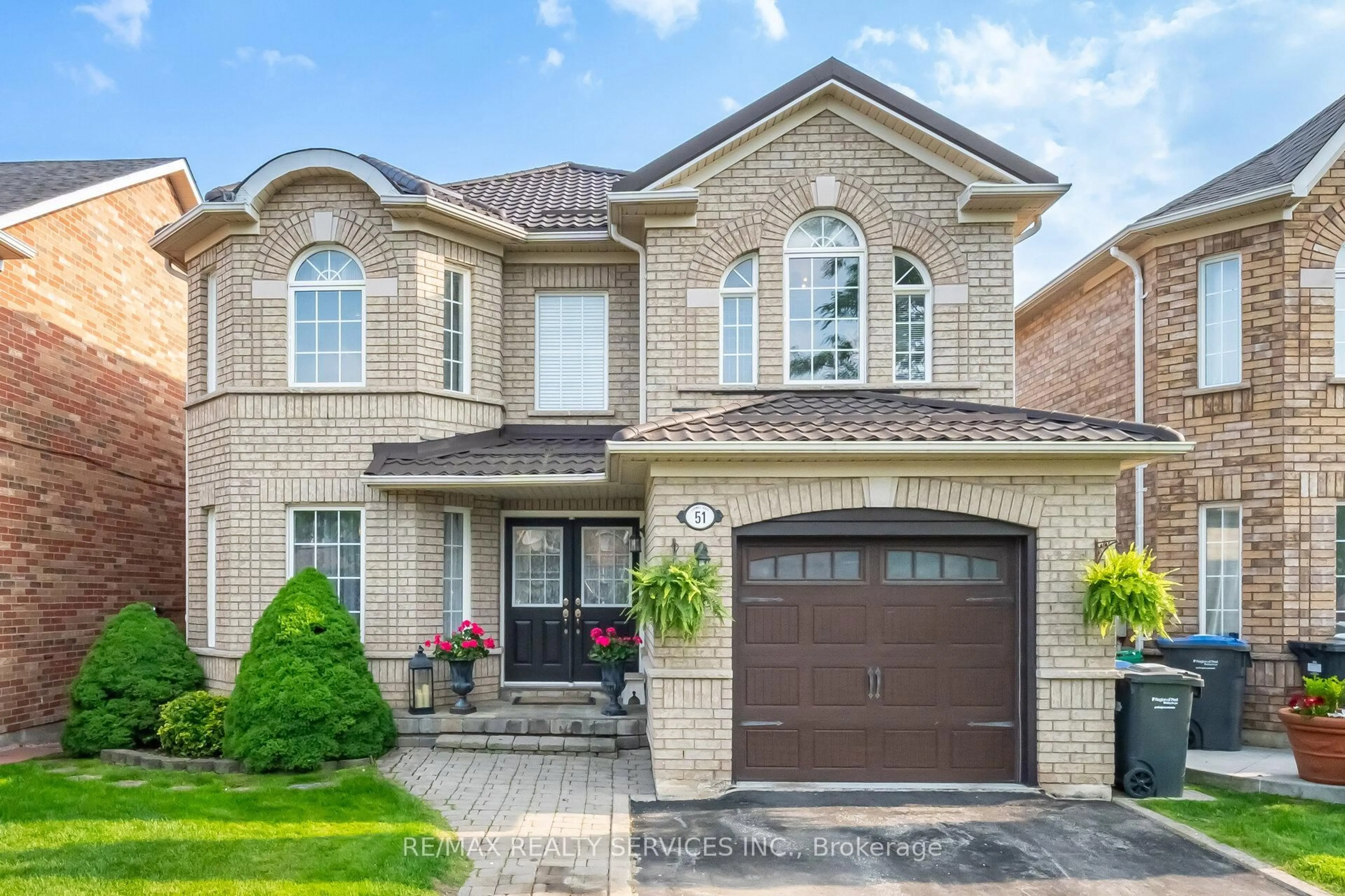 Home with brick exterior material, street for 51 LORMEL Gate, Brampton Ontario L7A 2R6