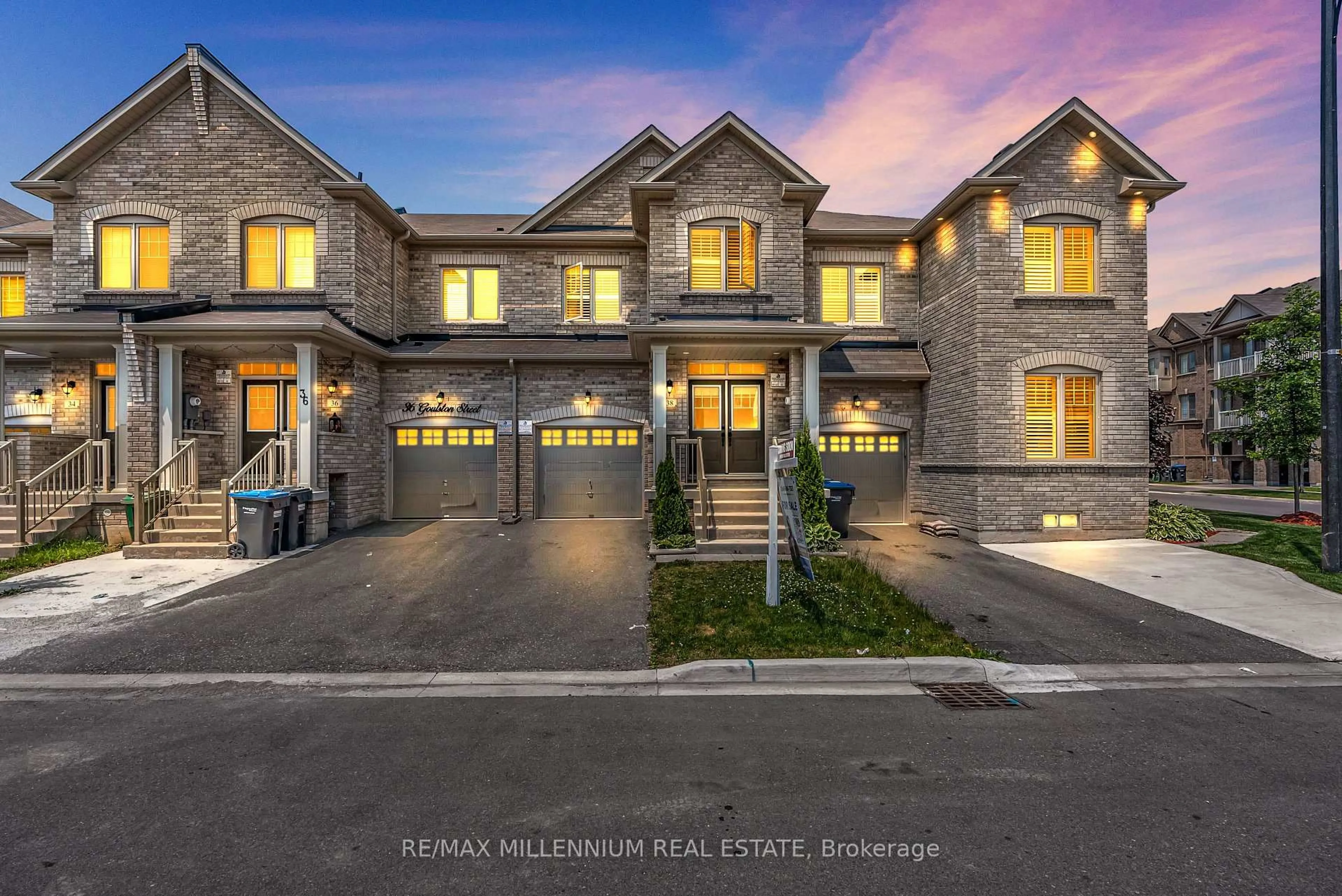 Home with brick exterior material, street for 38 Goulston St, Brampton Ontario L7A 5C2