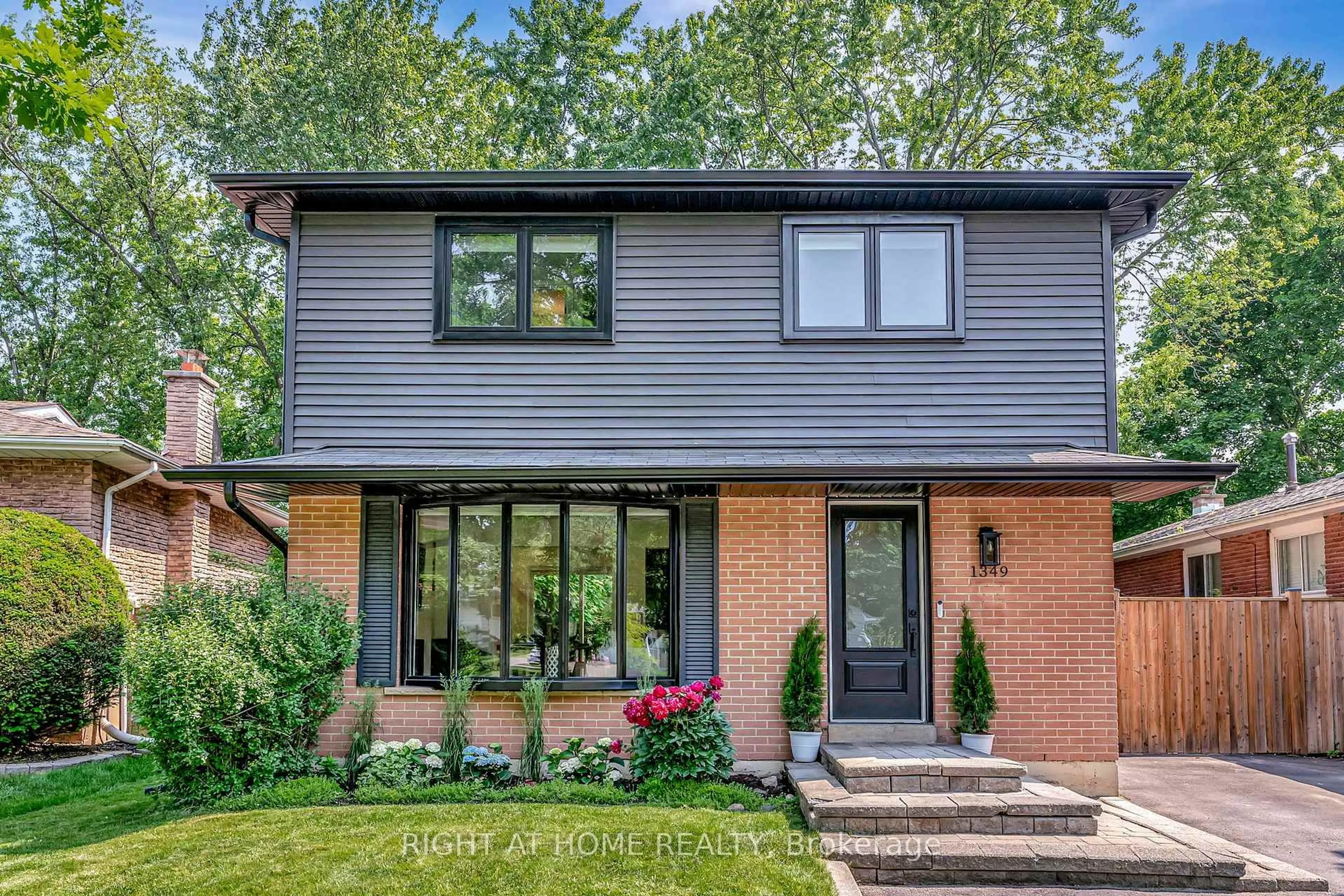 Home with brick exterior material, street for 1349 Oxford Ave, Oakville Ontario L6H 1T2