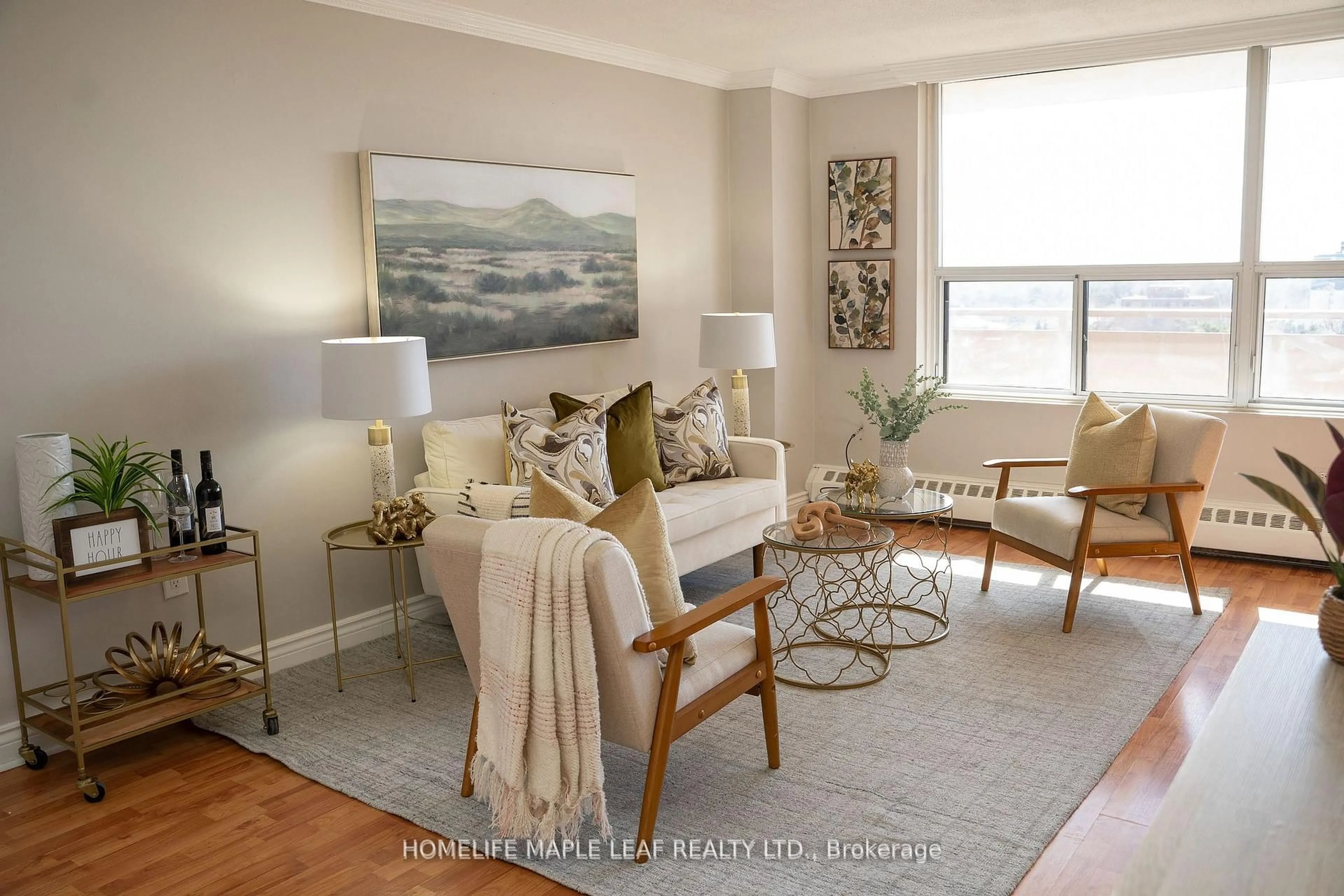 Living room with furniture, unknown for 3120 Kirwin Ave #908, Mississauga Ontario L5A 3R2