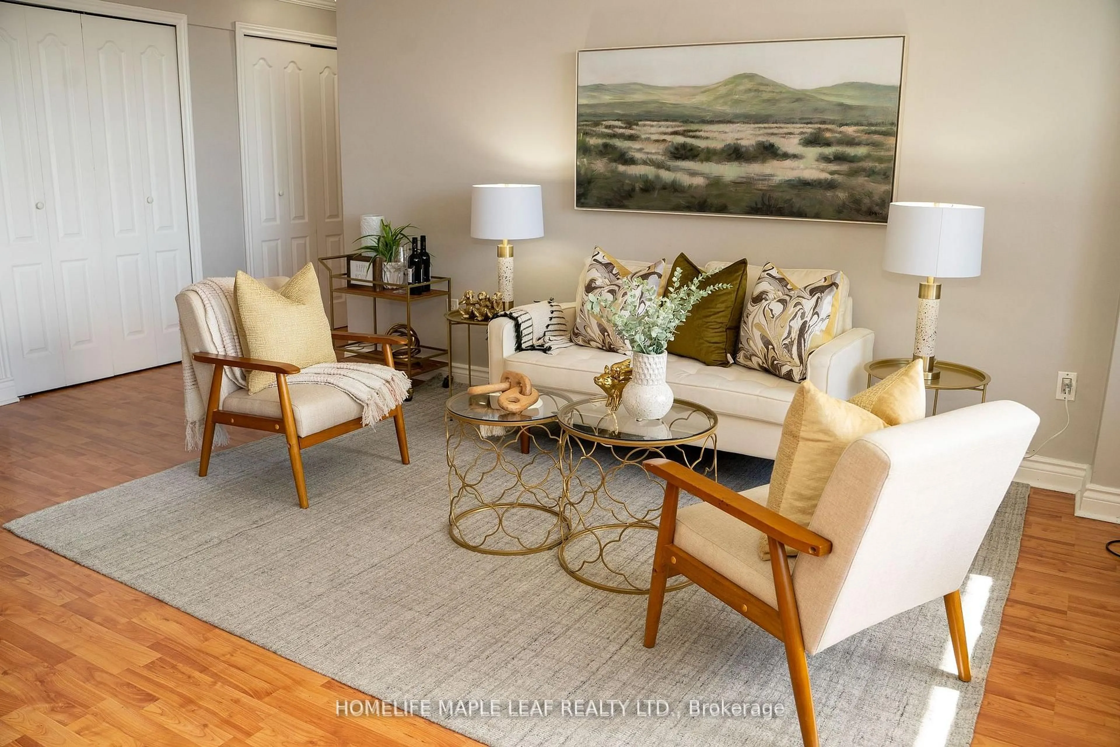 Living room with furniture, unknown for 3120 Kirwin Ave #908, Mississauga Ontario L5A 3R2