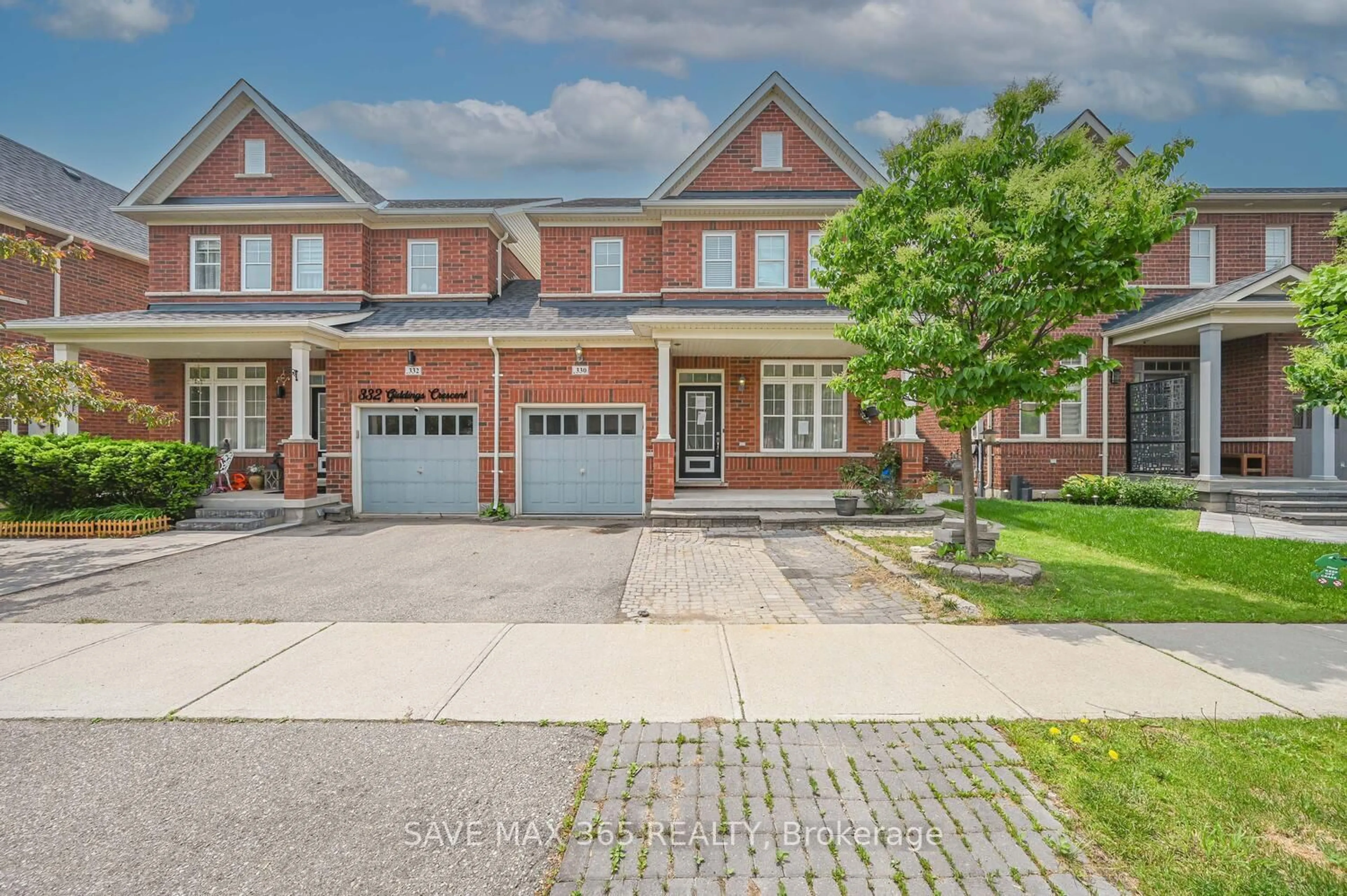 Home with brick exterior material, street for 330 Giddings Cres, Milton Ontario L9T 7A4