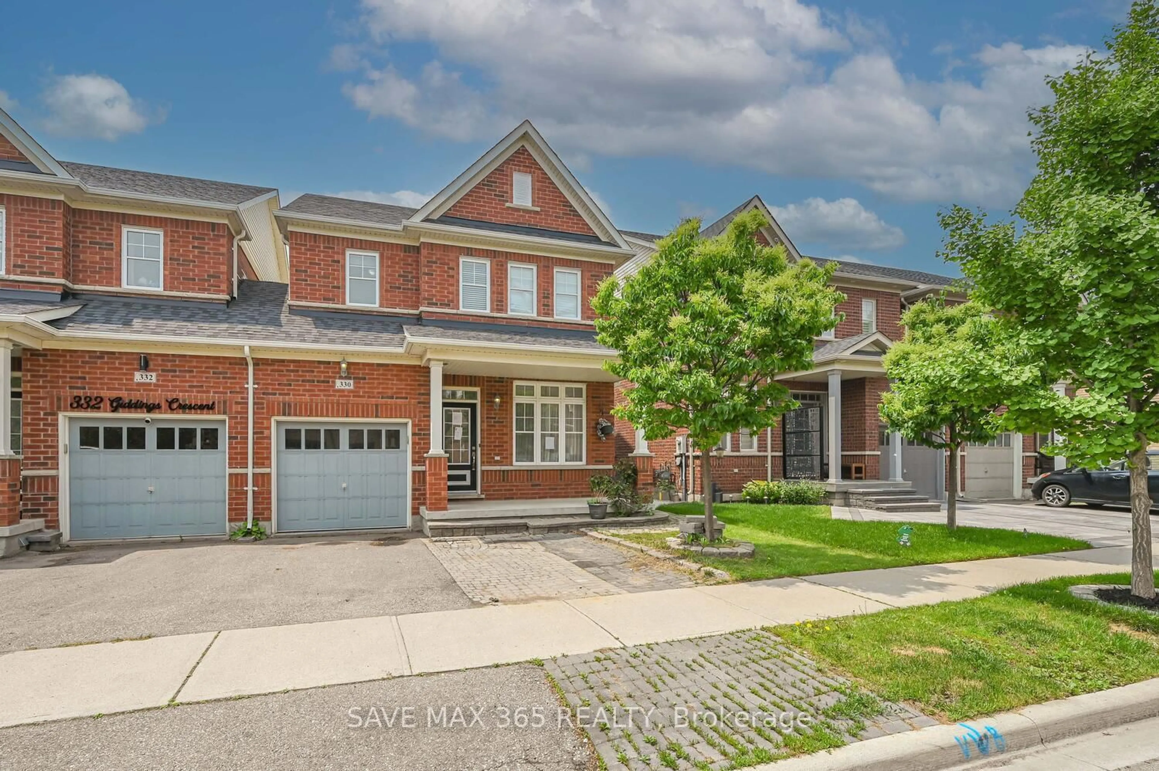Home with brick exterior material, street for 330 Giddings Cres, Milton Ontario L9T 7A4