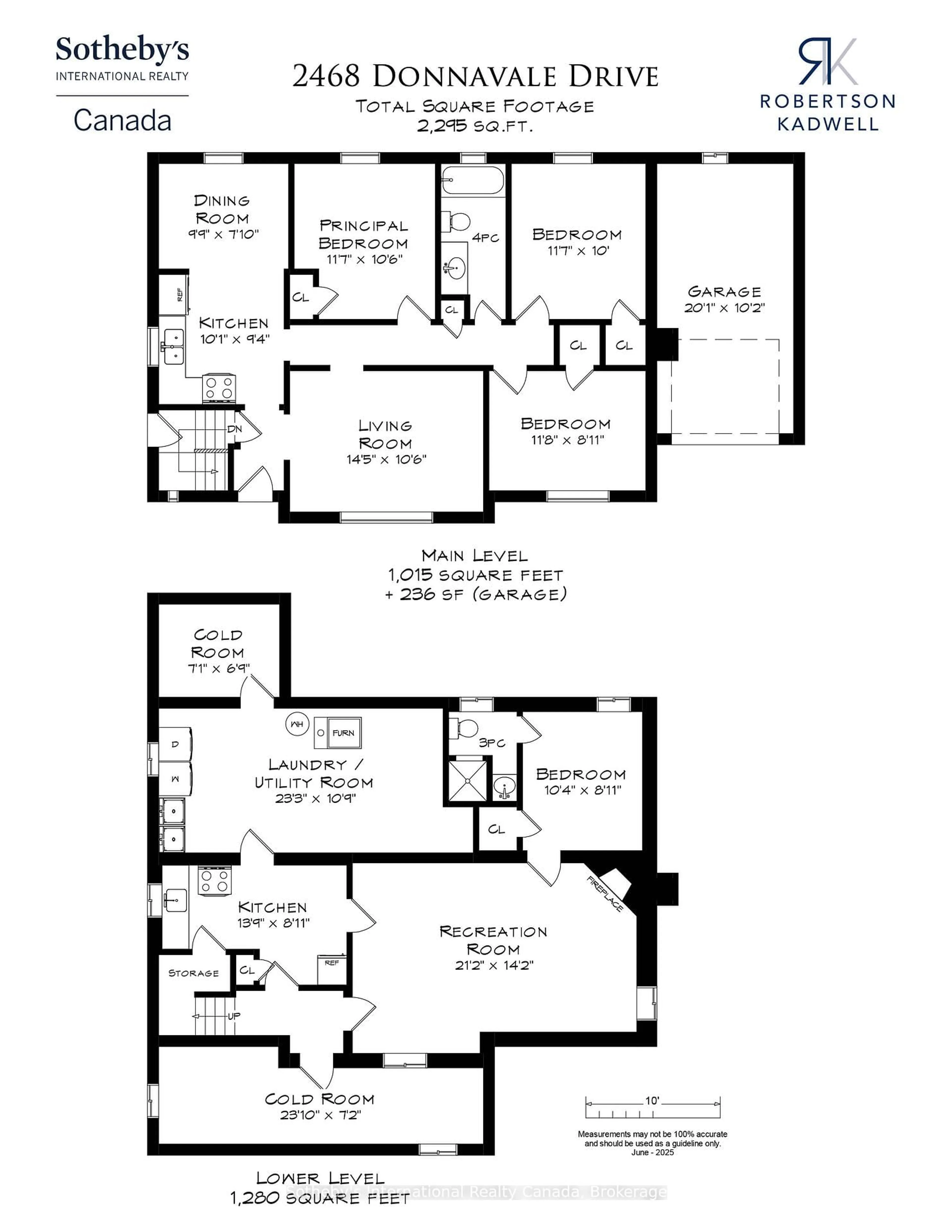 Floor plan for 2468 Donnavale Dr, Mississauga Ontario L5A 2N1