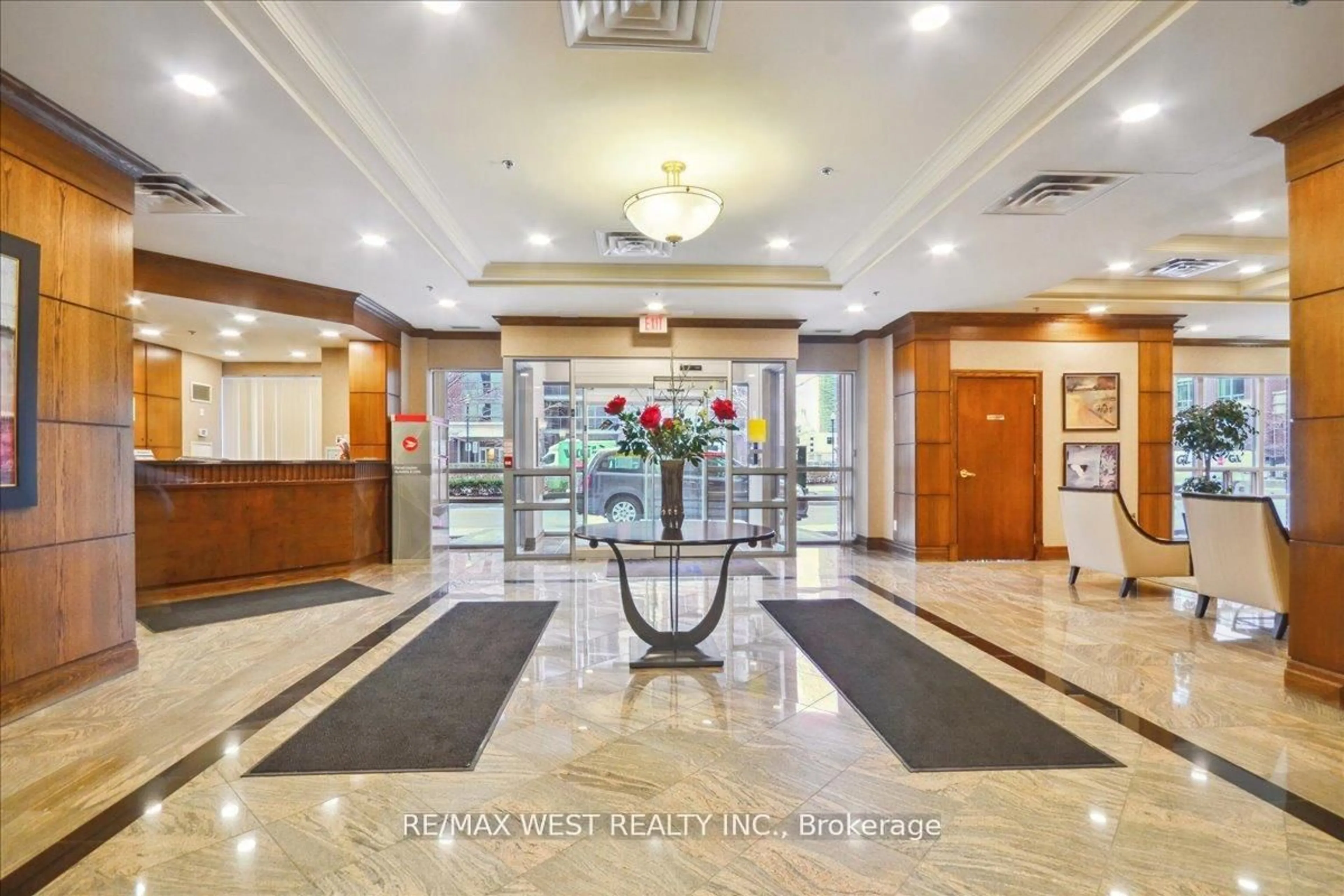 Lobby for 5 Michael Power Pl #902, Toronto Ontario M9A 0A3