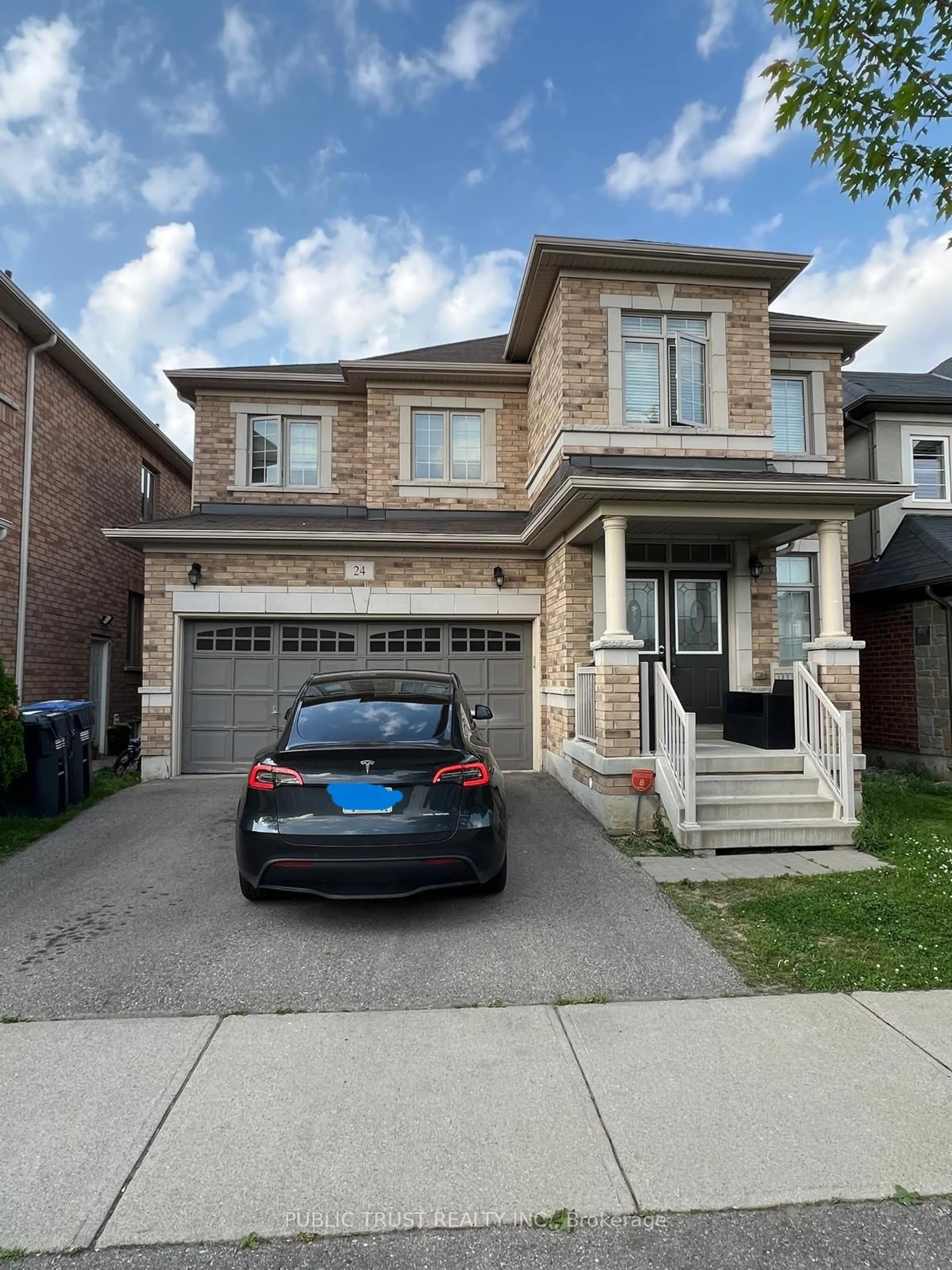 Home with brick exterior material, street for 24 Masken Circ, Brampton Ontario L7A 0G4
