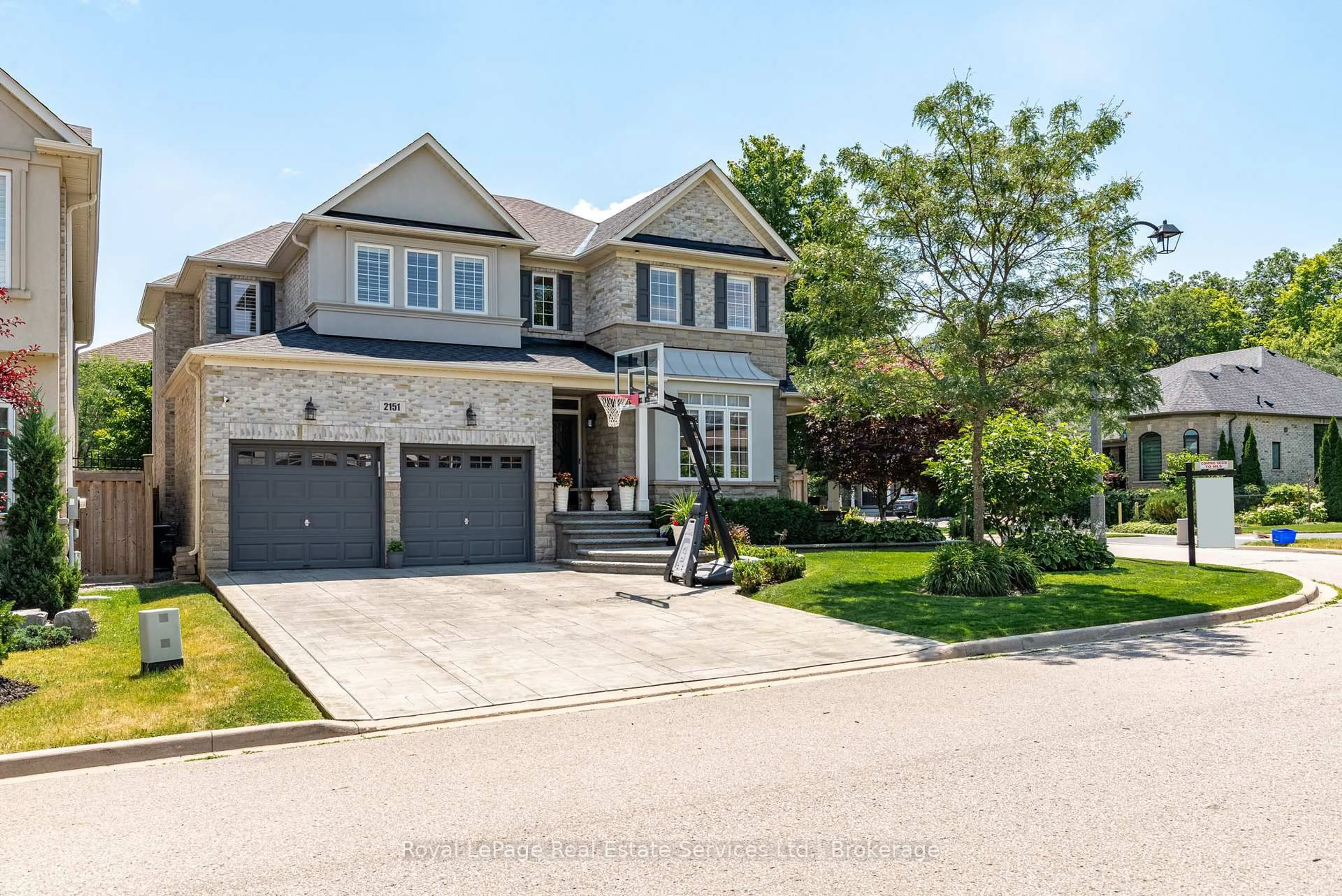 Home with brick exterior material, street for 2151 Bingley Cres, Oakville Ontario L6M 0E4