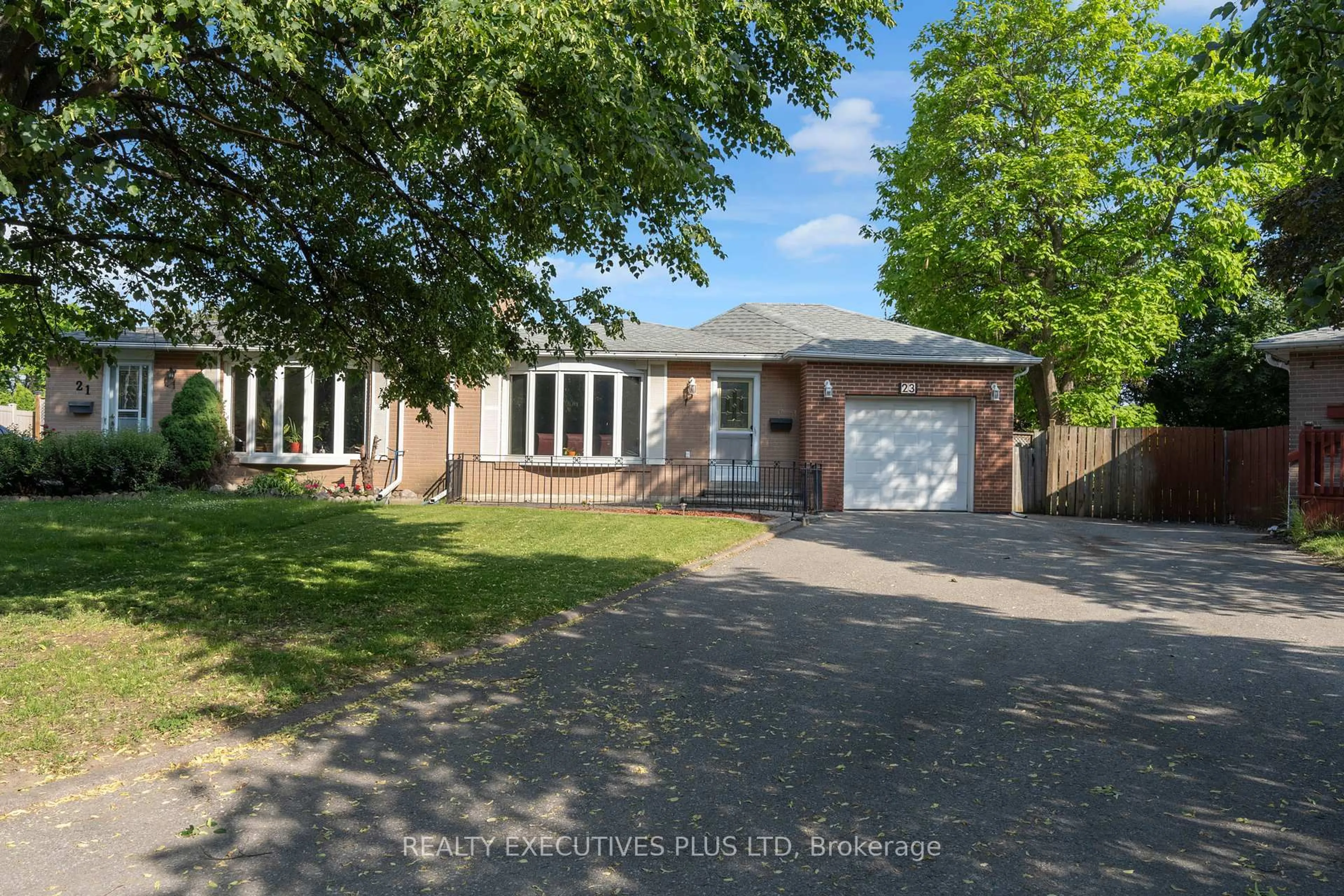 Home with brick exterior material, street for 23 Brookdale Cres, Brampton Ontario L6T 1M8