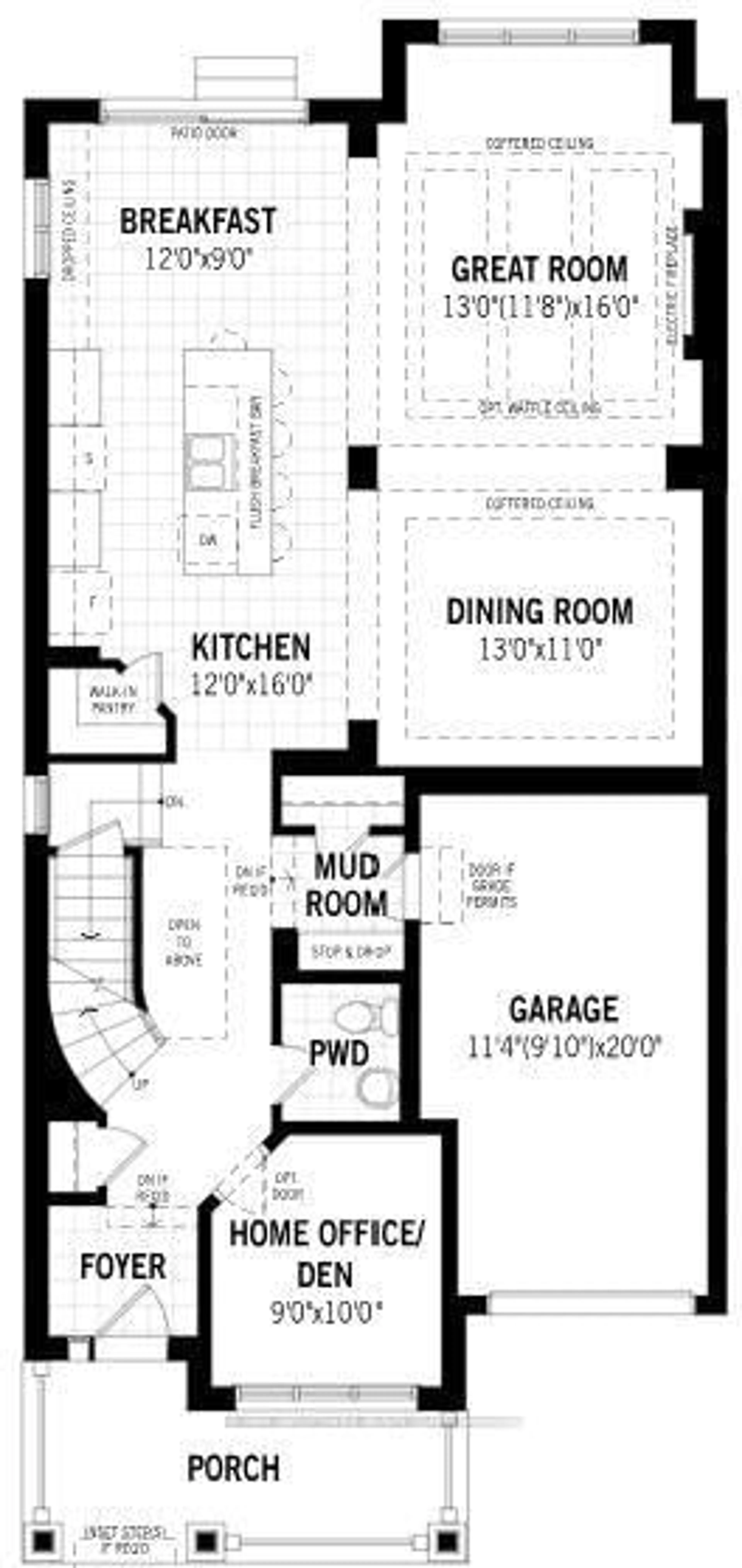 Floor plan for 3114 Travertine Dr, Oakville Ontario L6M 5N8