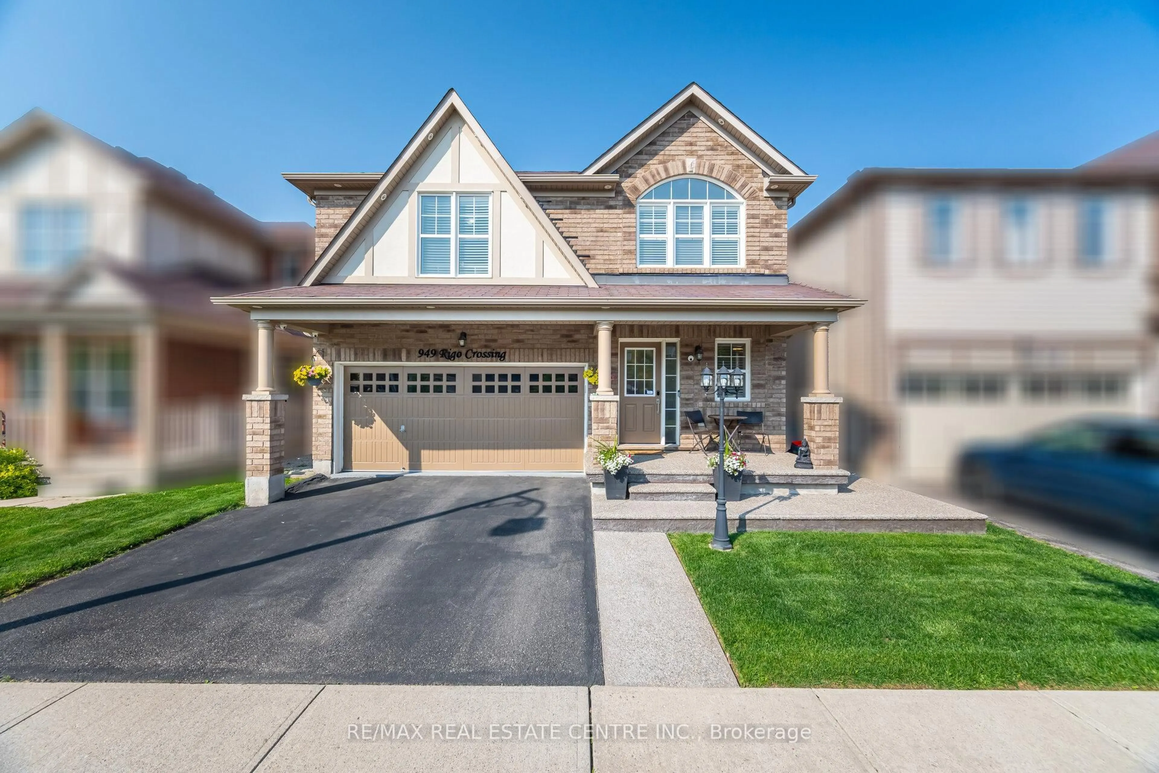 Home with brick exterior material, street for 949 Rigo Crossing, Milton Ontario L9T 8C5