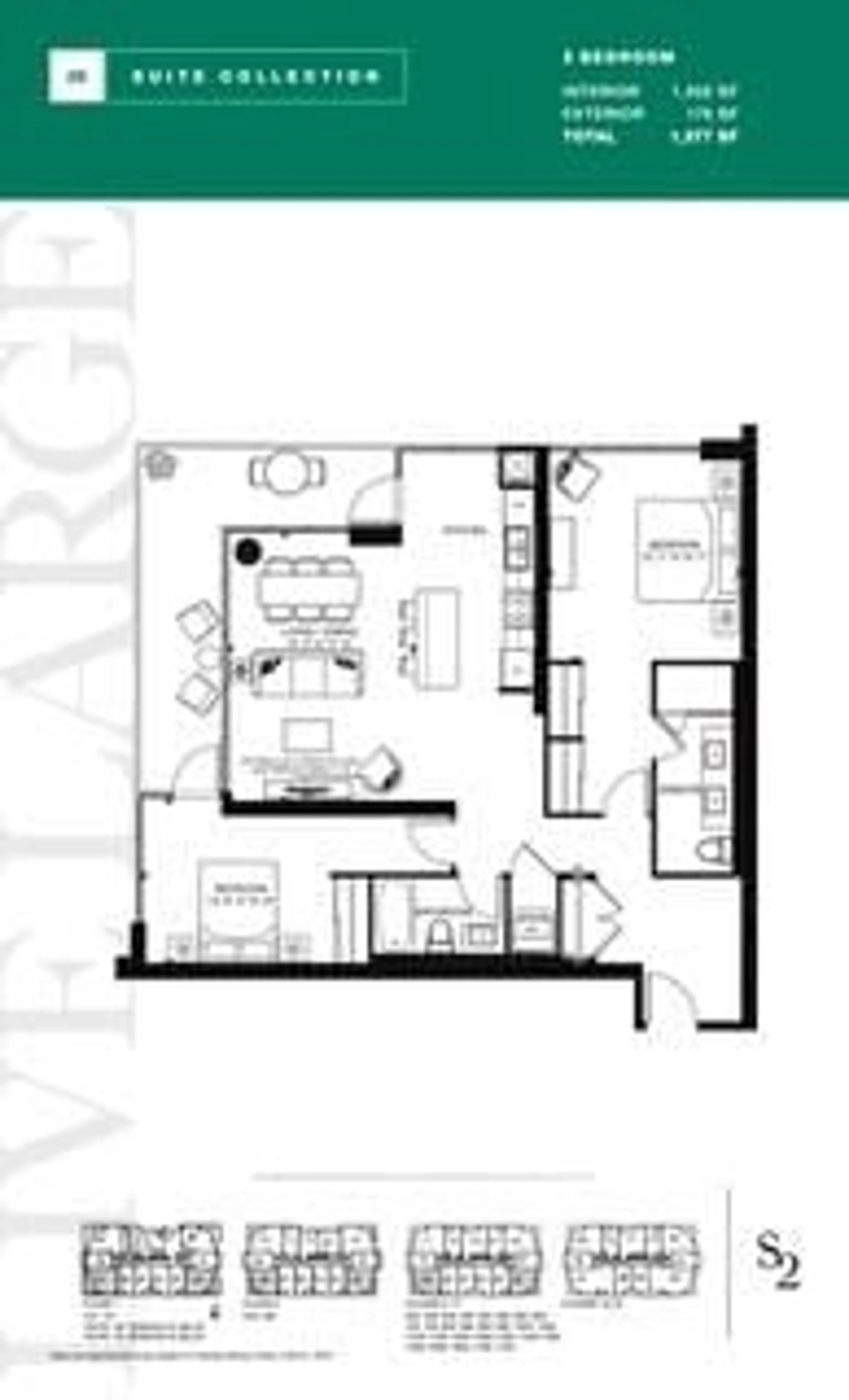 Floor plan for 1035 Southdown Rd #1709, Mississauga Ontario L5J 0A3