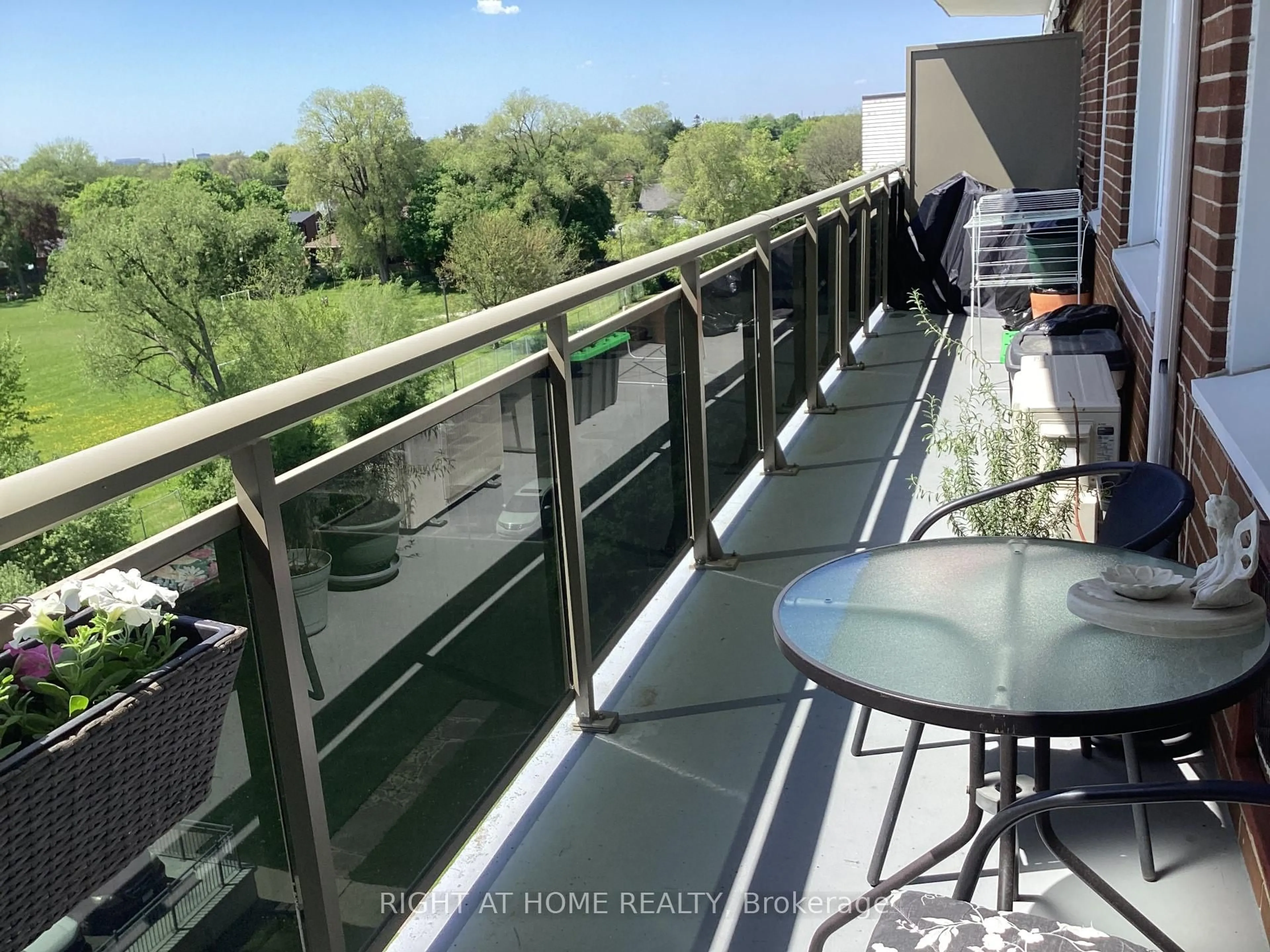 Balcony in the apartment, water/lake/river/ocean view for 346 The West Mall #603, Toronto Ontario M9C 1E5