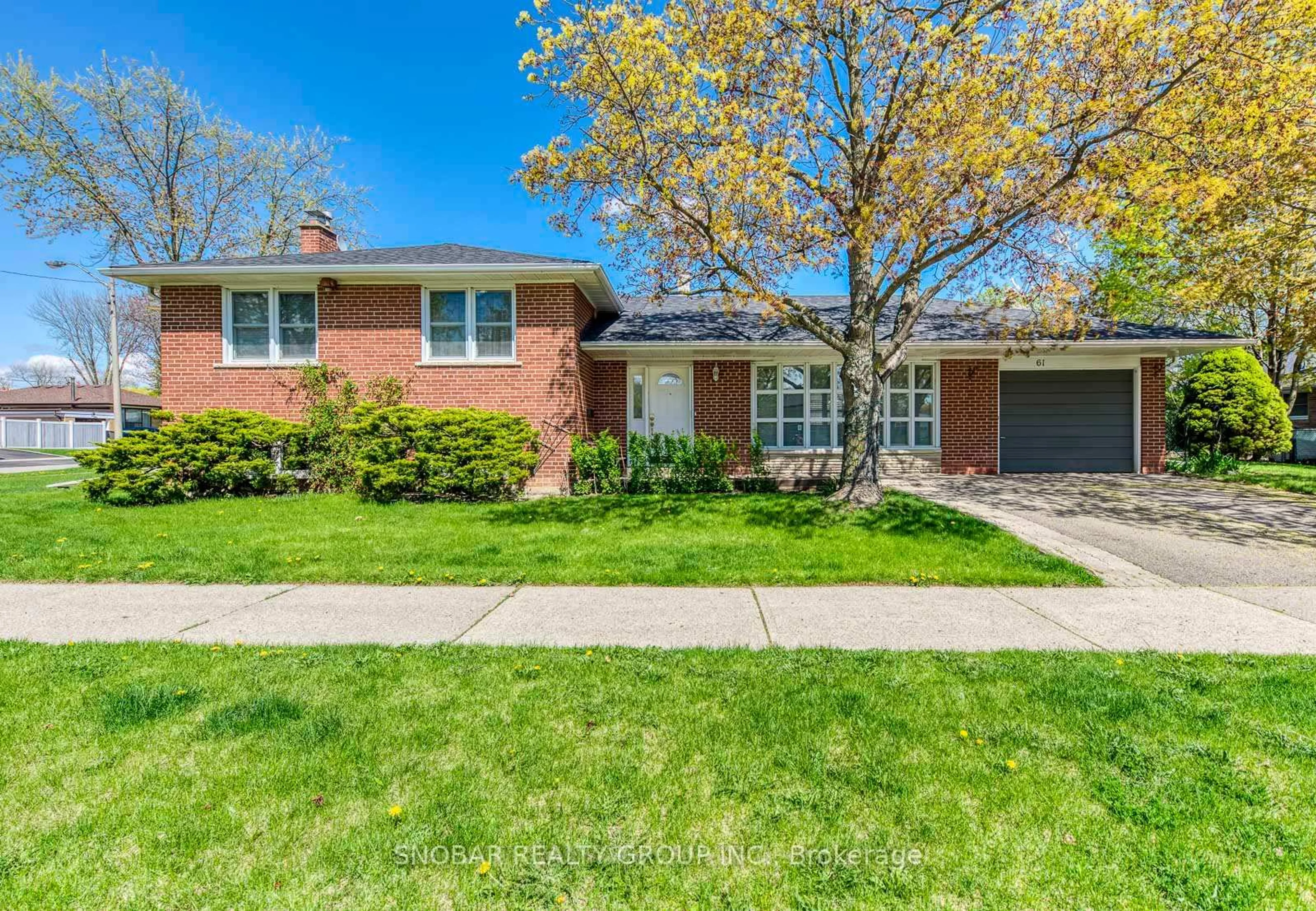 Home with brick exterior material, street for 61 Brampton Rd, Toronto Ontario M9R 3J8