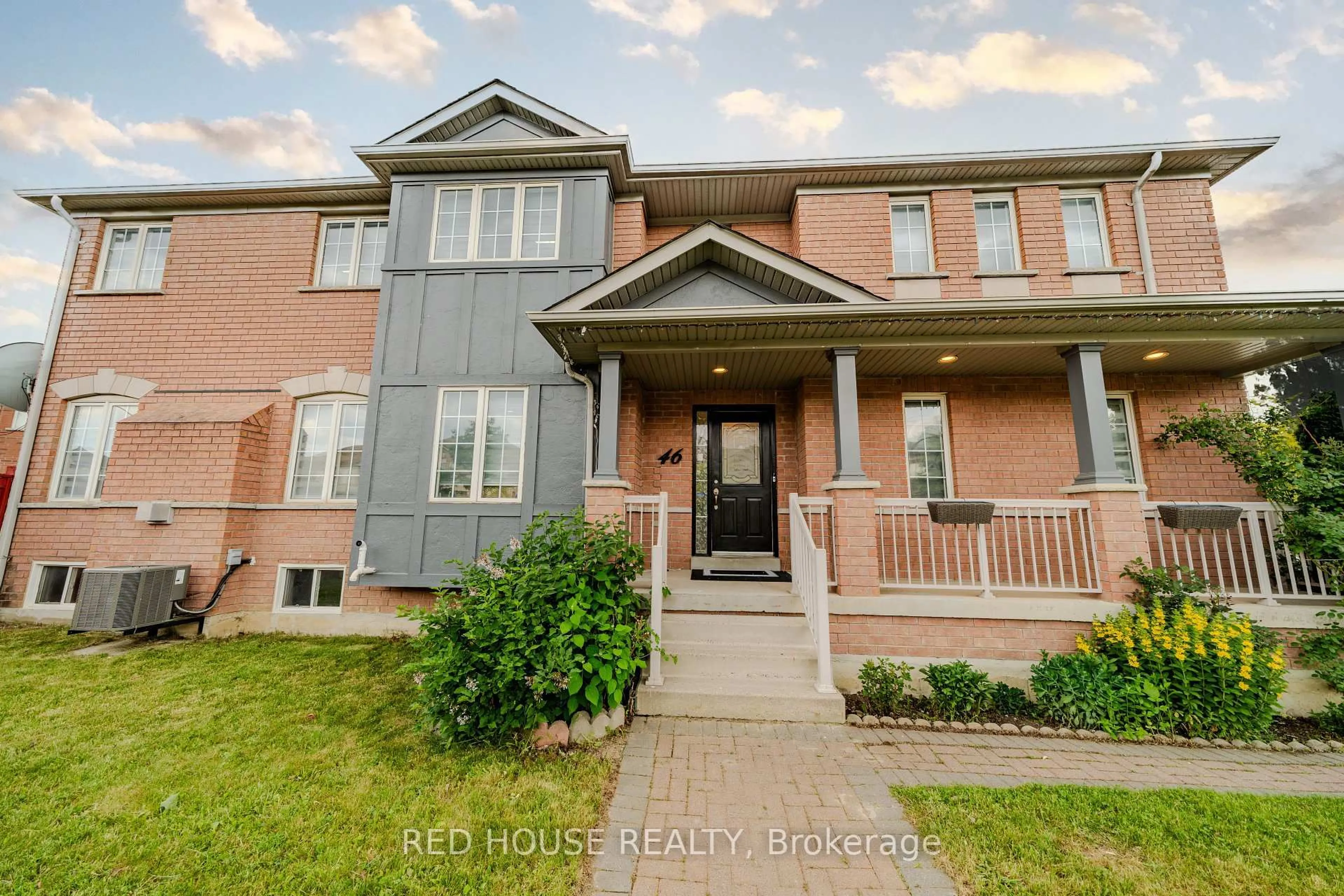 Home with brick exterior material, street for 46 Passfield Tr, Brampton Ontario L6P 1T8