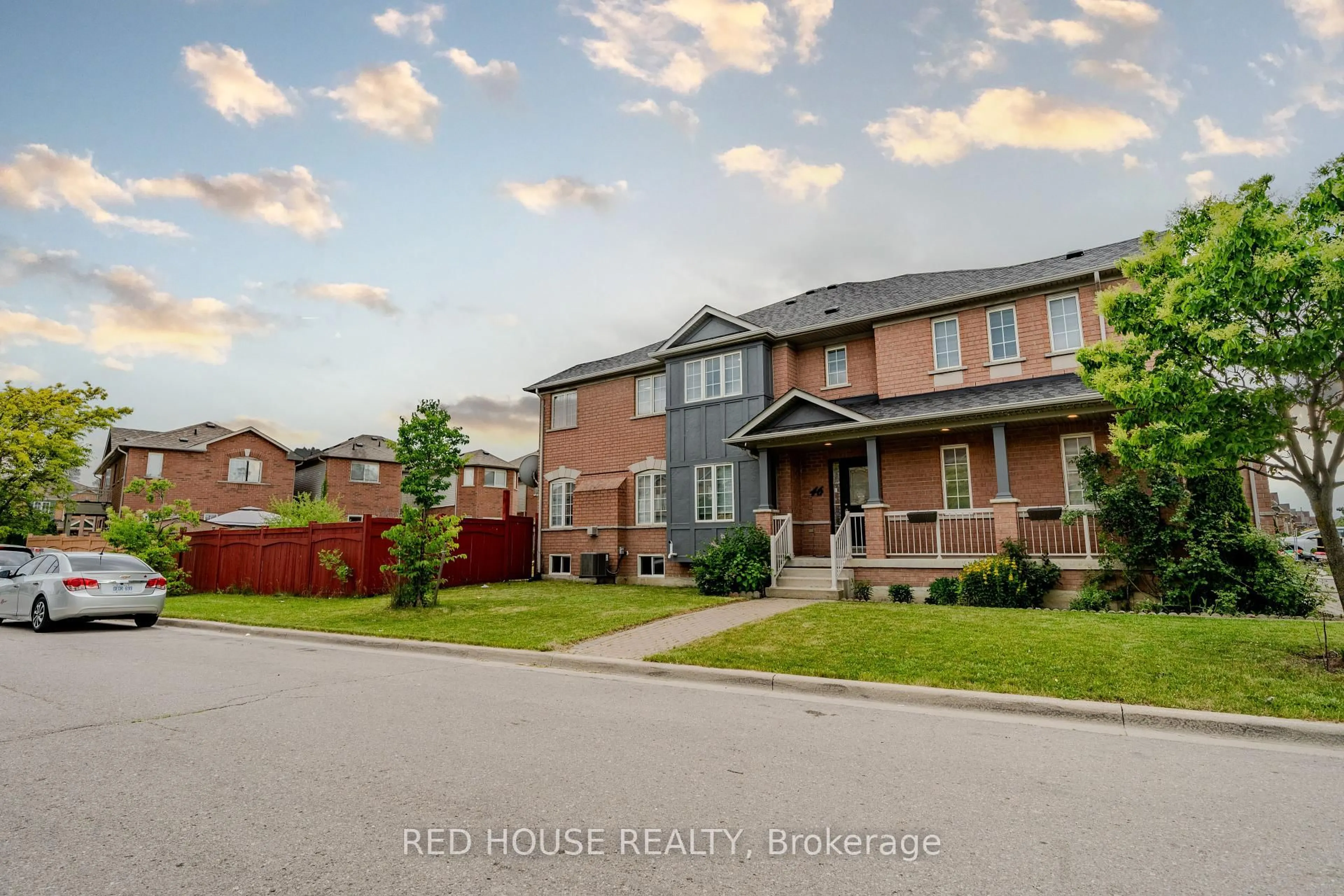 Home with brick exterior material, street for 46 Passfield Tr, Brampton Ontario L6P 1T8