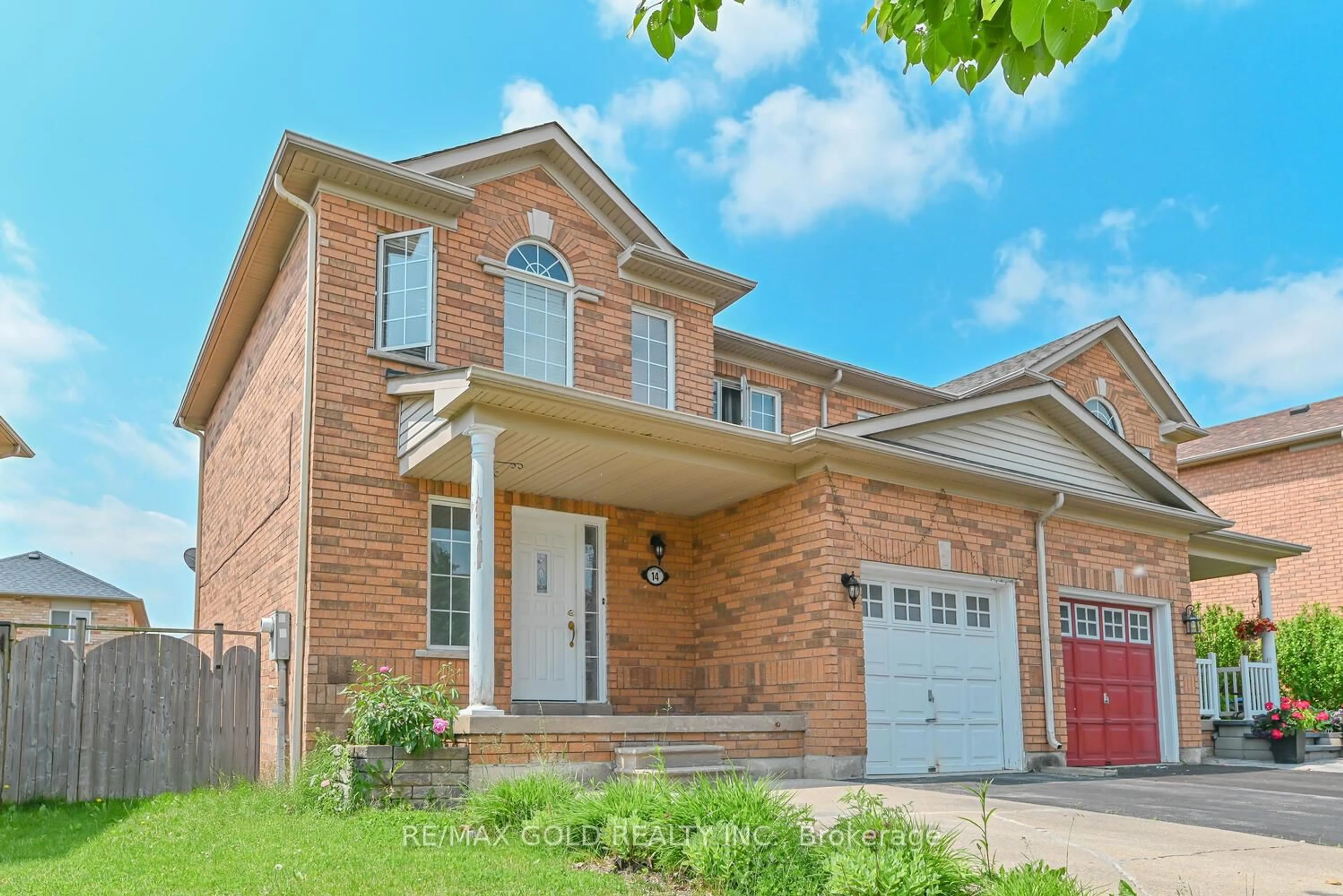 Home with brick exterior material, street for 14 Topiary Lane, Brampton Ontario L7A 2K6