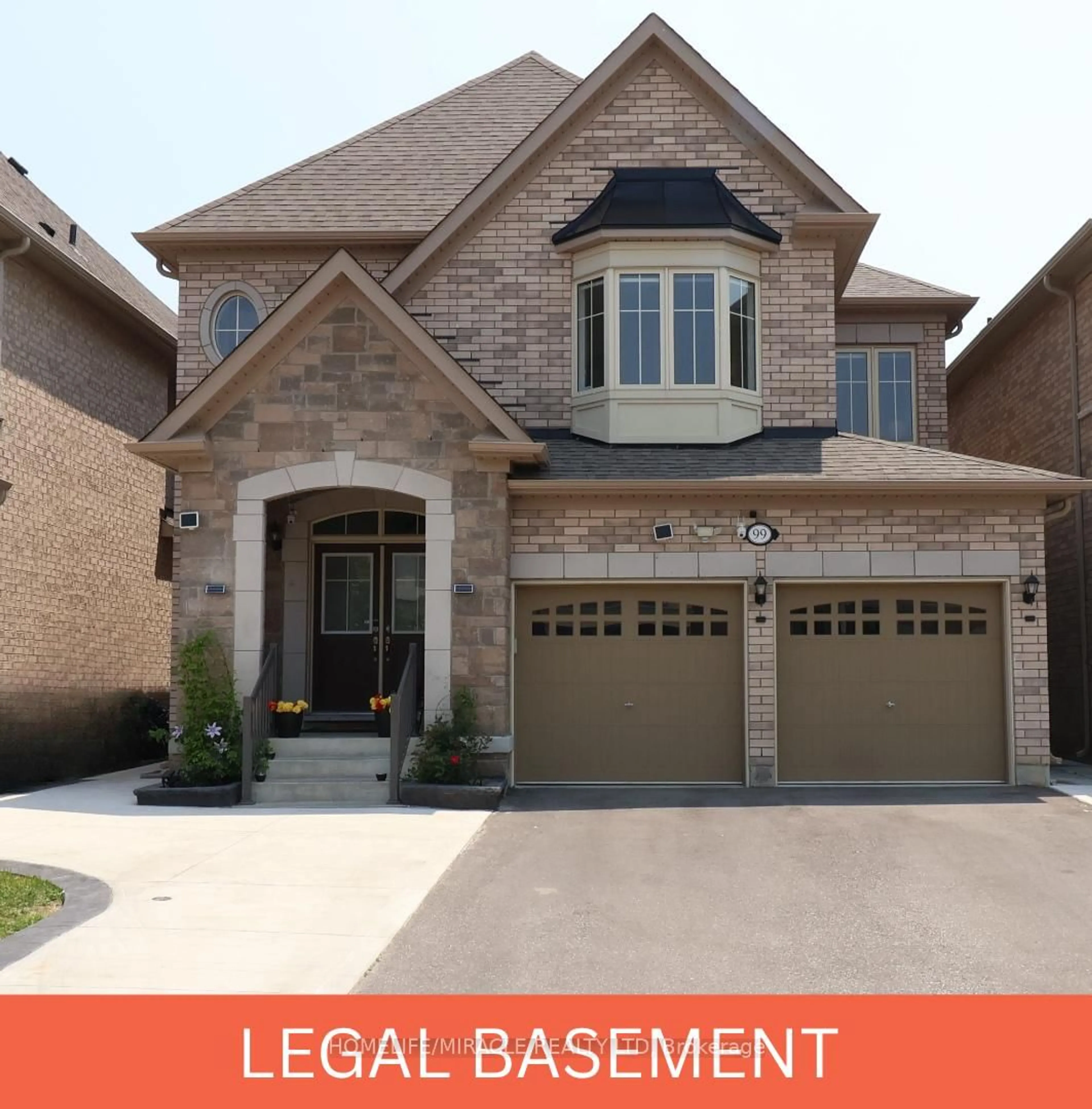 Home with brick exterior material, street for 99 Benhurst Cres, Brampton Ontario L7A 5A4