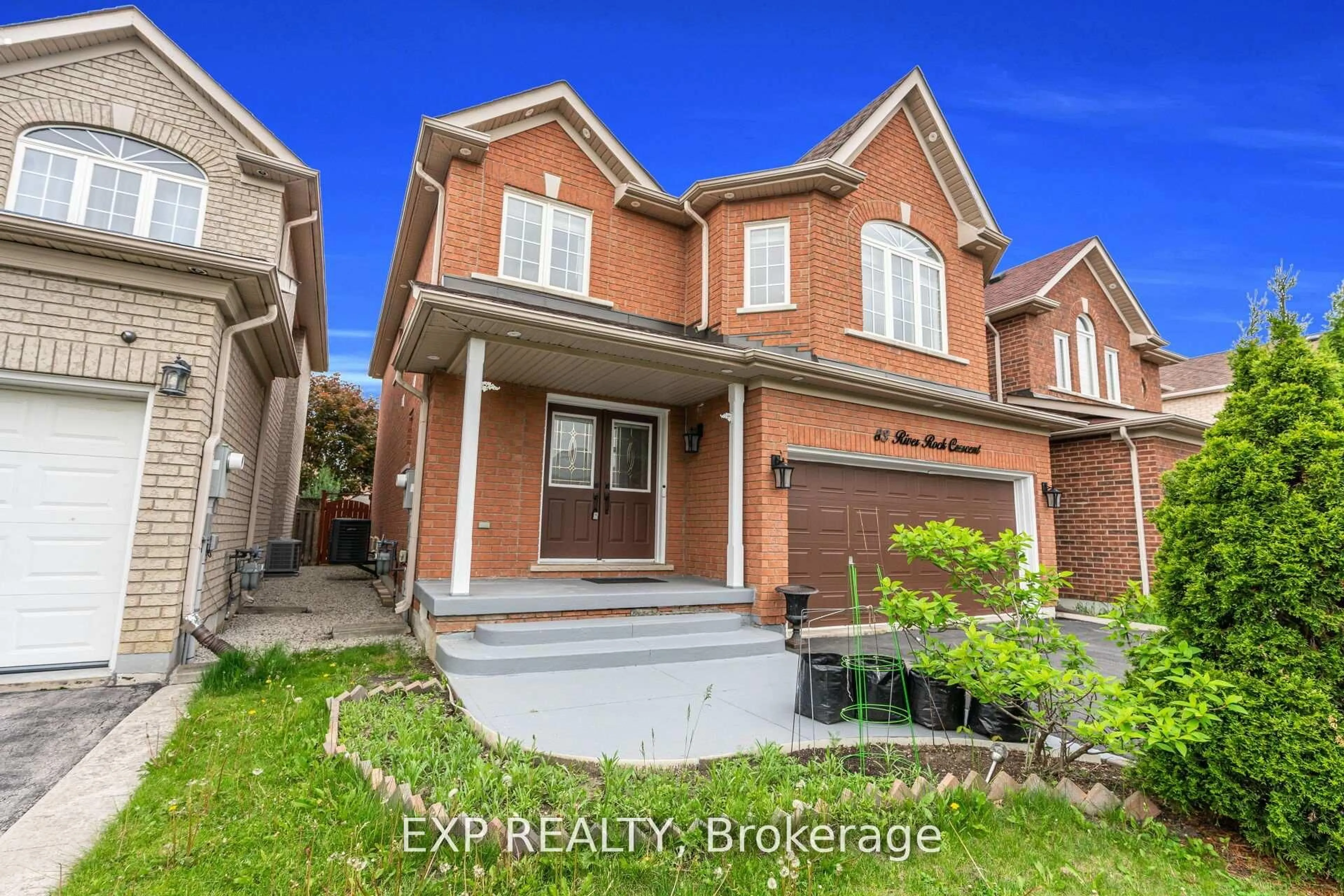 Home with brick exterior material, street for 83 River Rock Cres, Brampton Ontario L7A 2W5