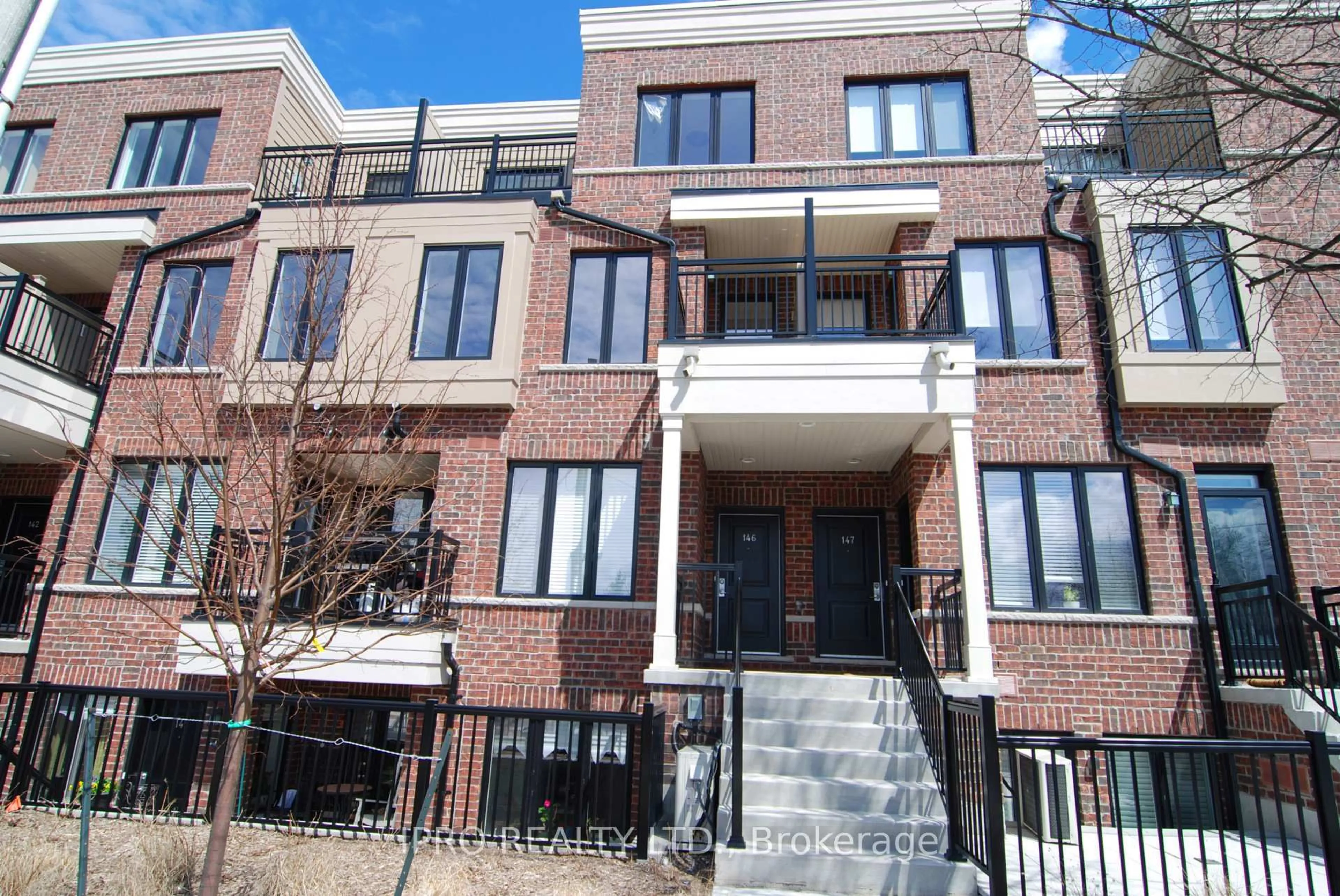 Home with brick exterior material, street for 50 Carnation Ave #146, Toronto Ontario M8V 0B8