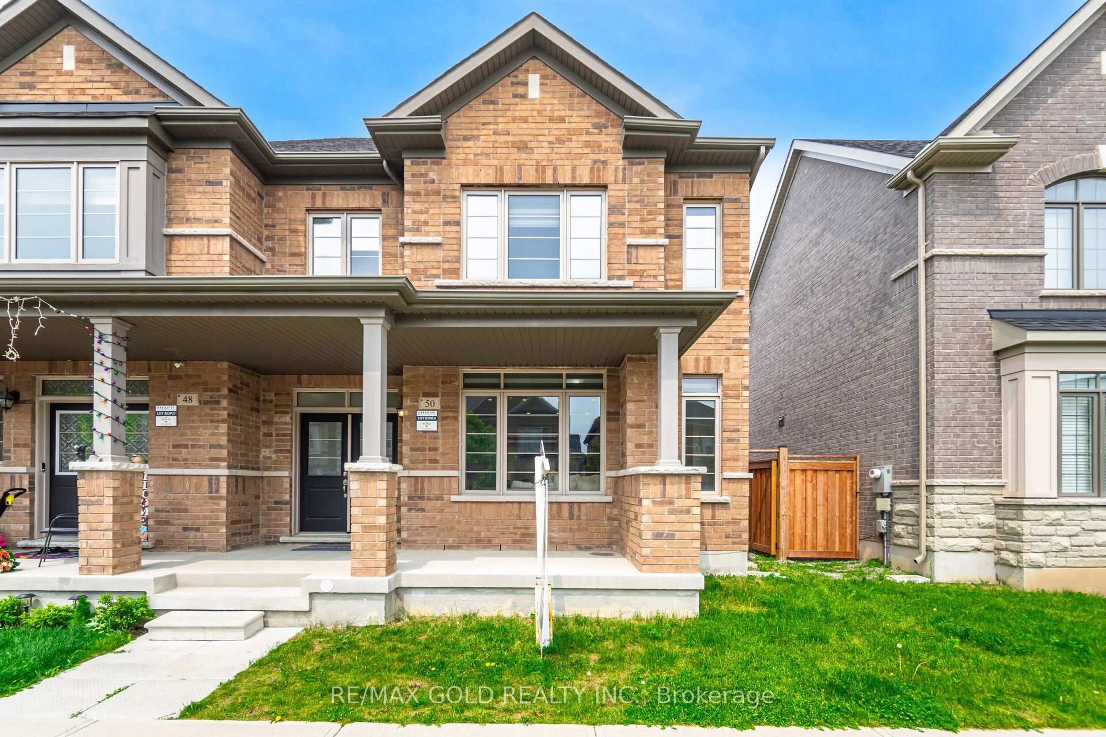 Home with brick exterior material, street for 50 Block Rd, Brampton Ontario L7A 5B3