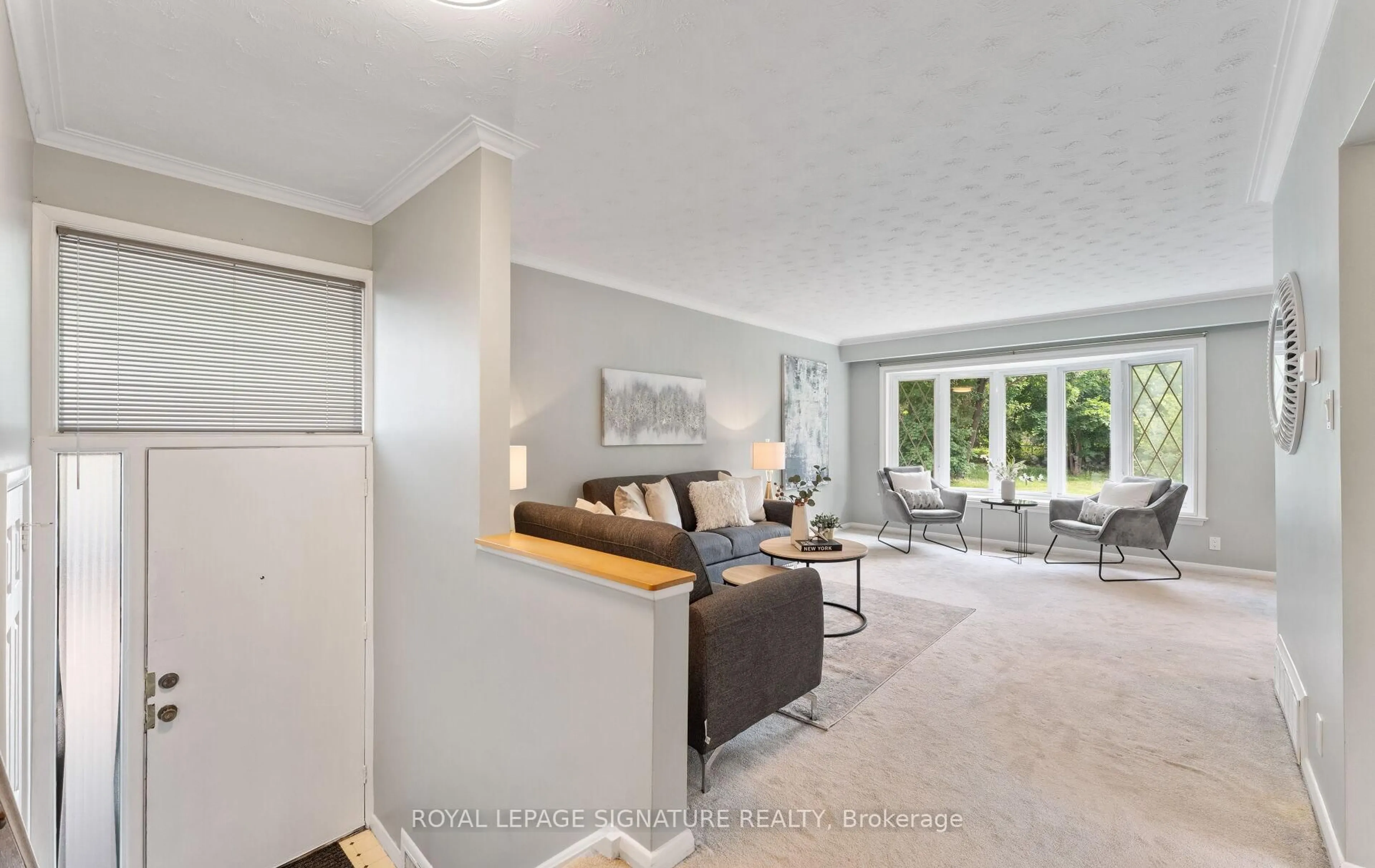 Living room with furniture, unknown for 92 Inverdon Rd, Toronto Ontario M9C 4M1