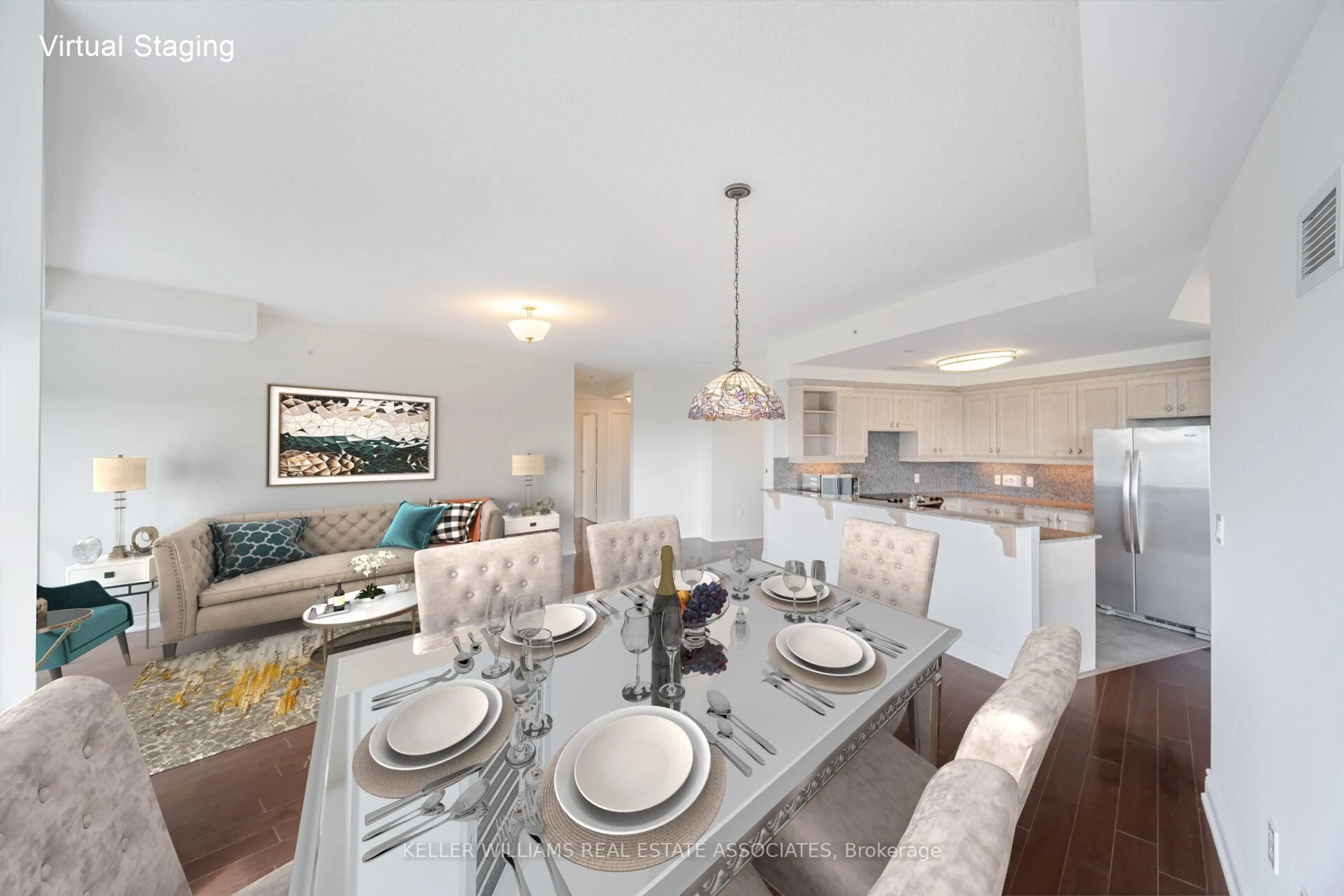 Open concept kitchen, unknown for 1665 The Collegeway #1806, Mississauga Ontario L5L 0A9