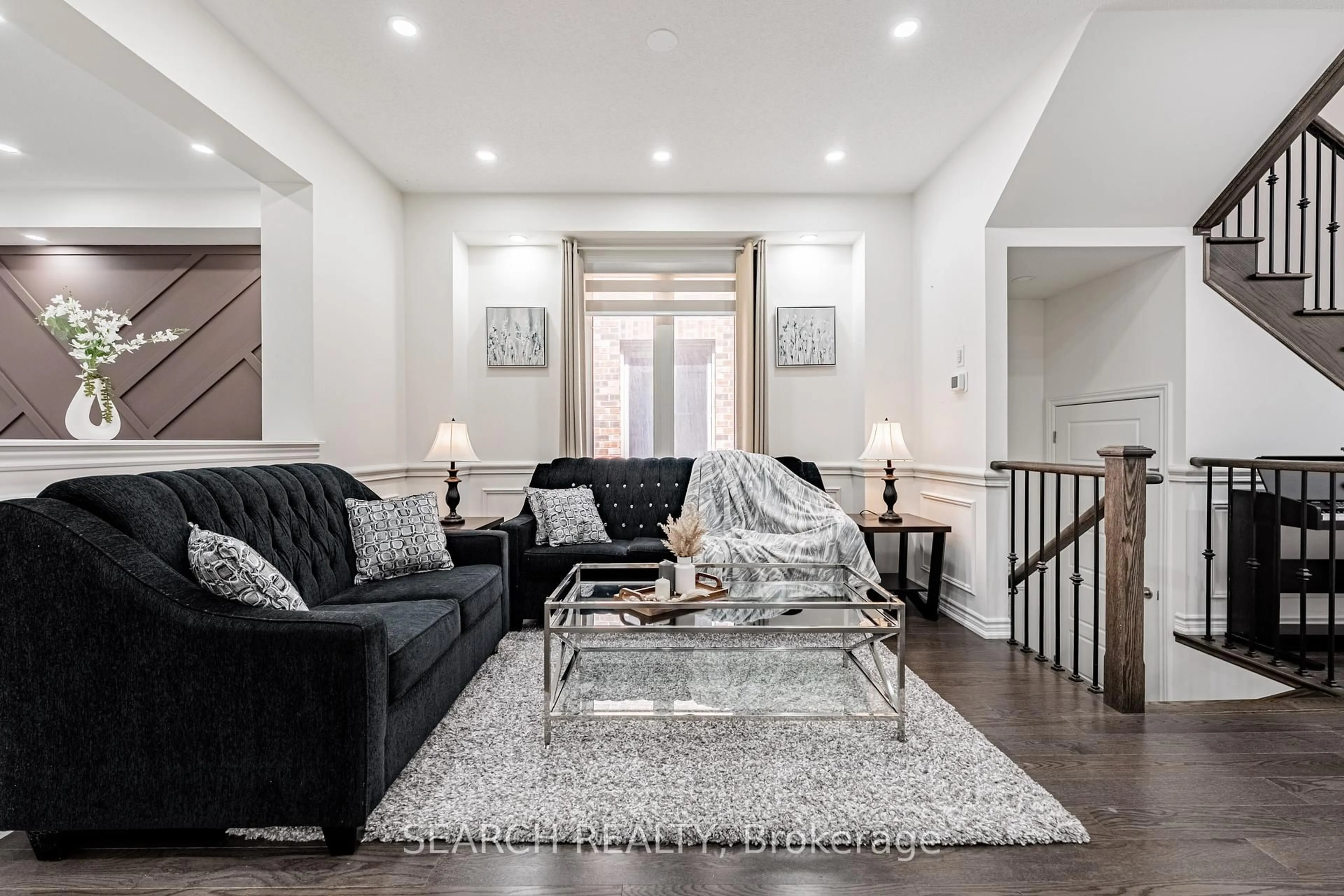 Living room with furniture, unknown for 1474 Kovachik Blvd, Milton Ontario L9E 1T6