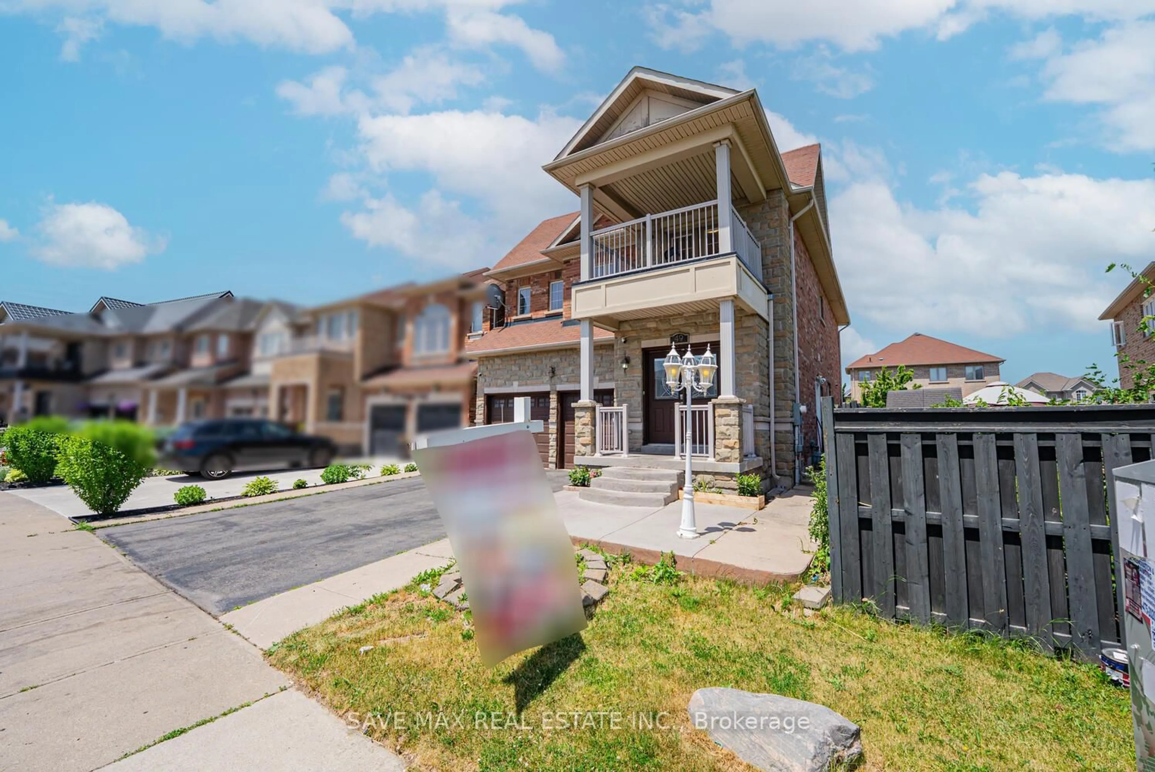 A pic from outside/outdoor area/front of a property/back of a property/a pic from drone, street for 49 Kirkhaven Way, Brampton Ontario L6X 0L8