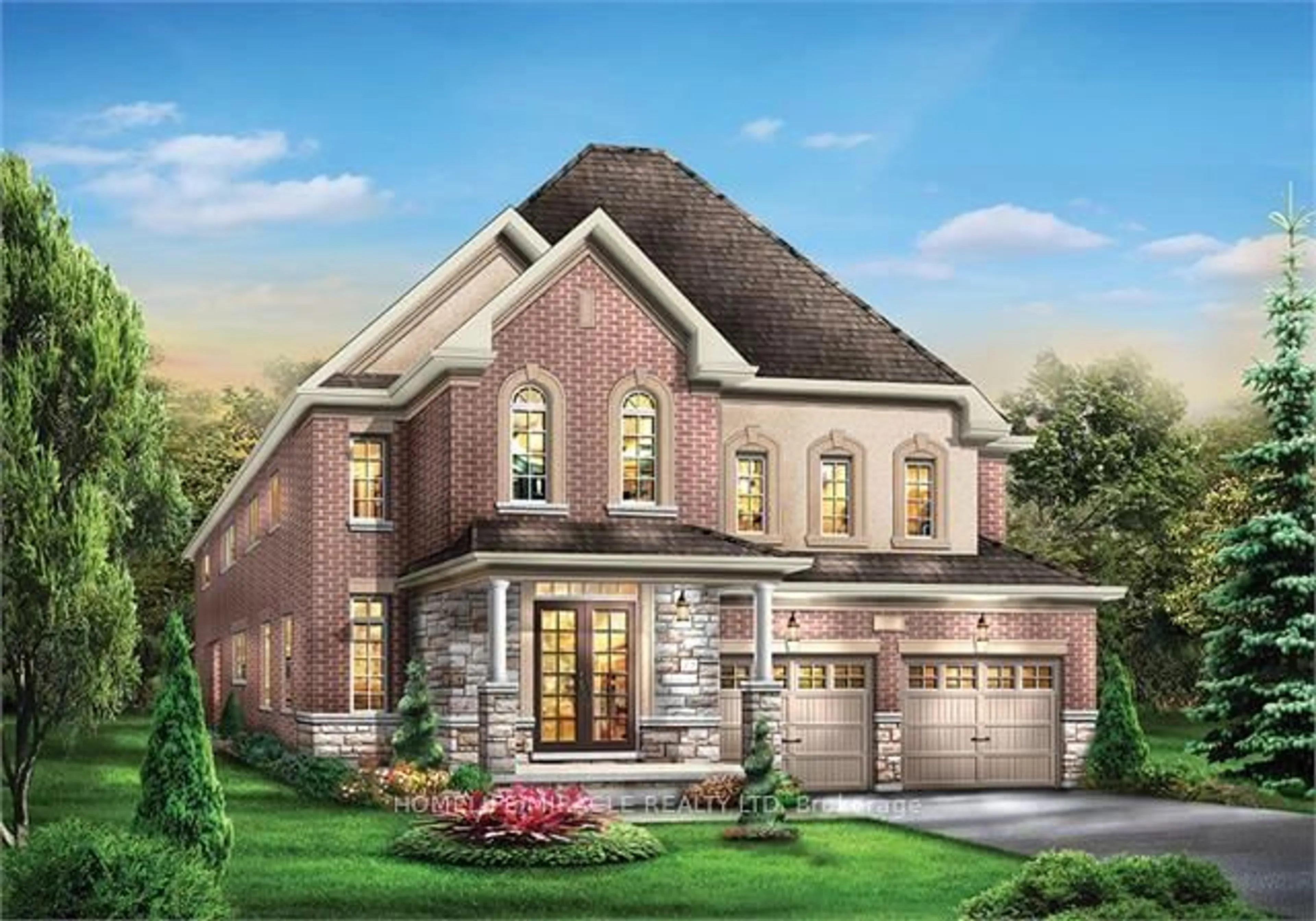 Home with brick exterior material, street for 61 Bucksaw St, Brampton Ontario L7A 4P8