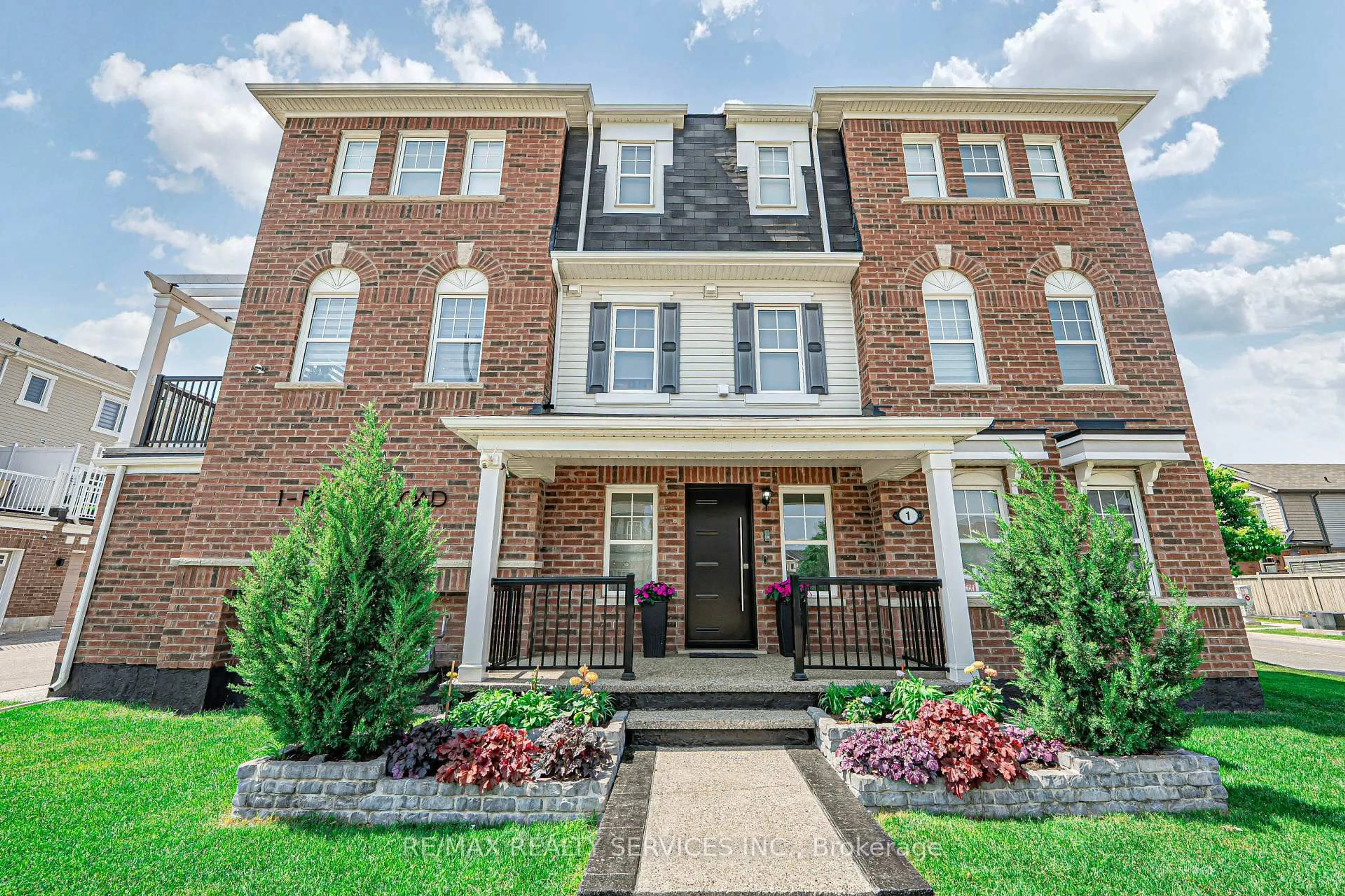 Home with brick exterior material, street for 1 Billiter Rd, Brampton Ontario L7A 4G8