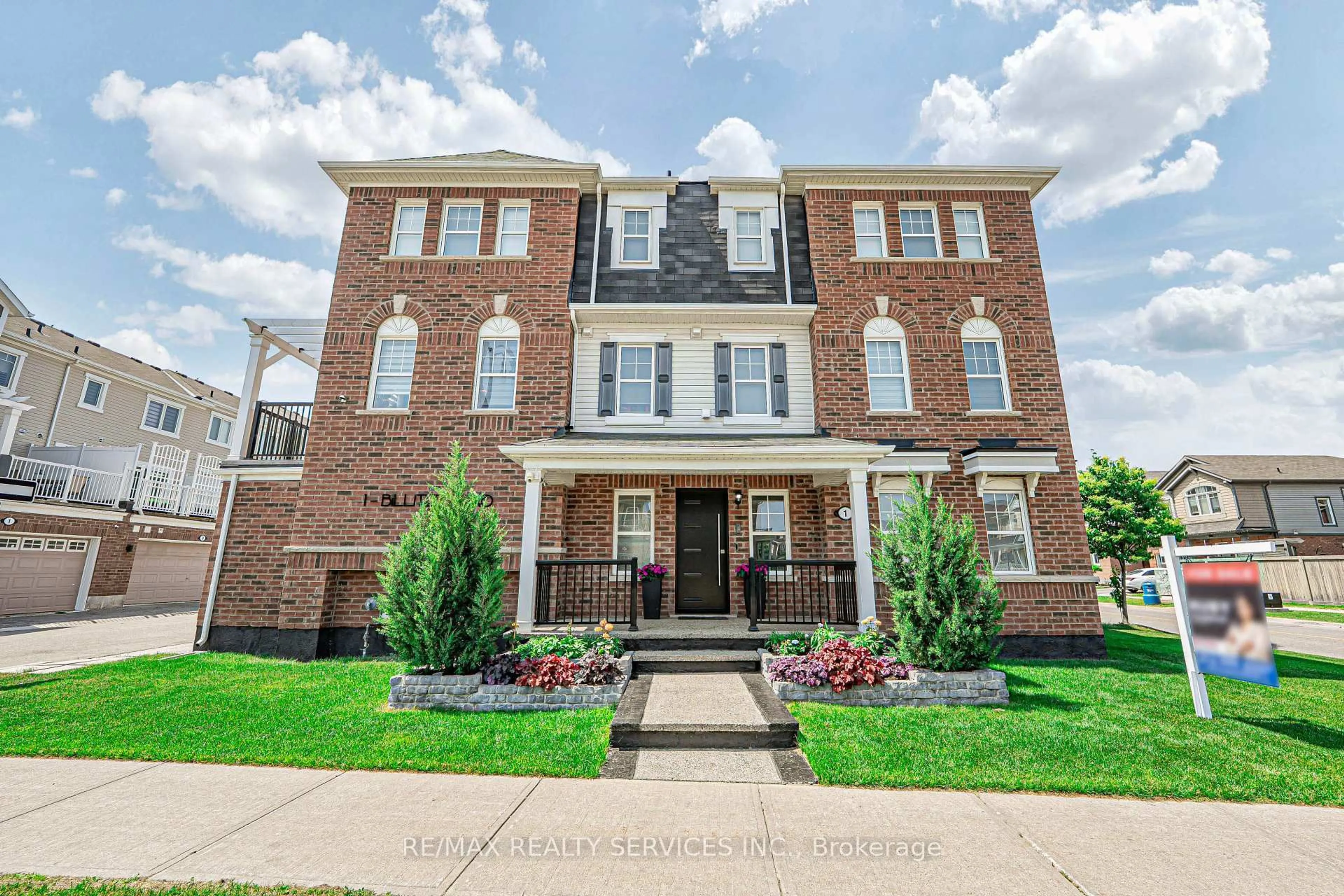 Home with brick exterior material, street for 1 Billiter Rd, Brampton Ontario L7A 4G8