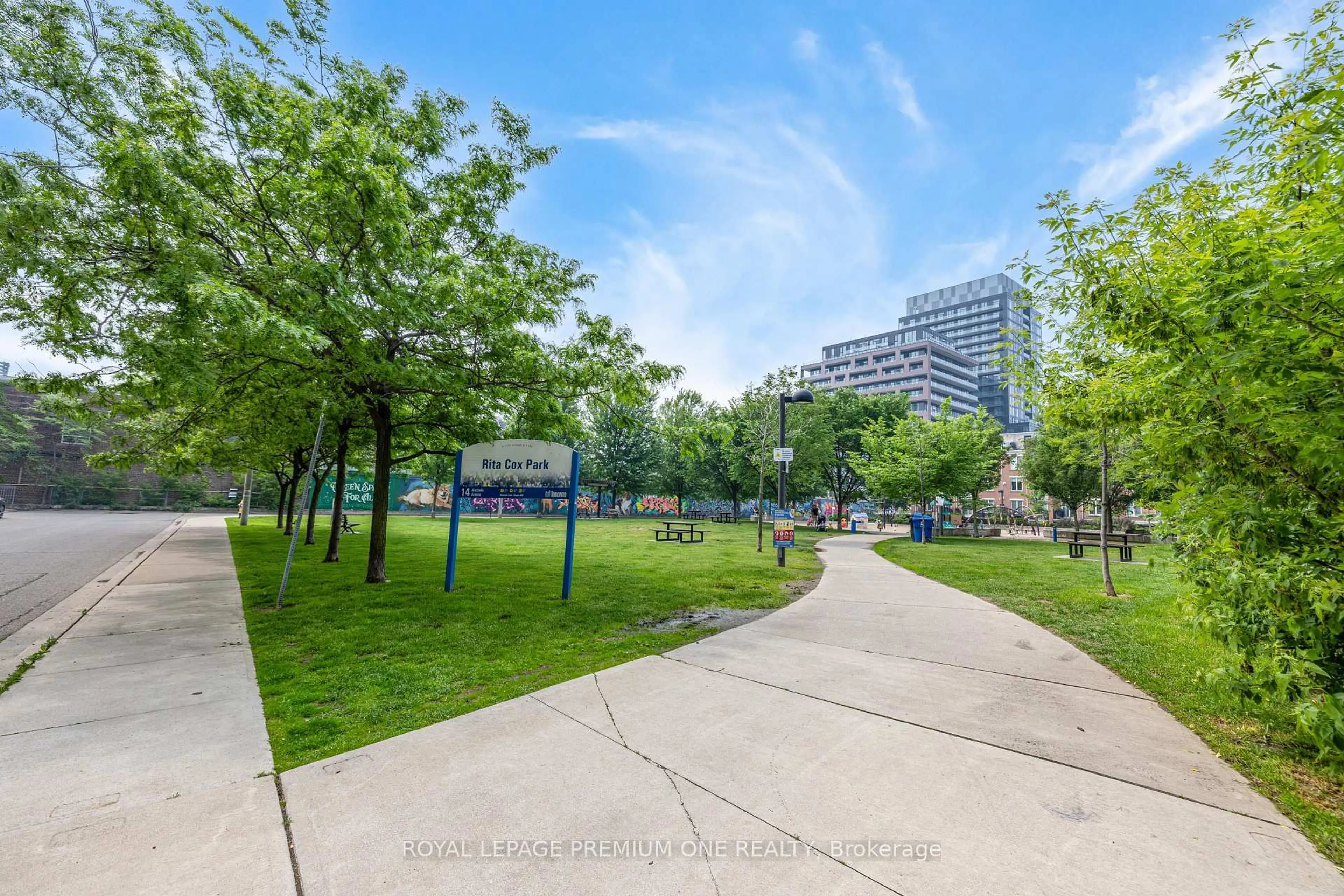Patio, street for 38 Joe Shuster Way #1910, Toronto Ontario M6K 0A5