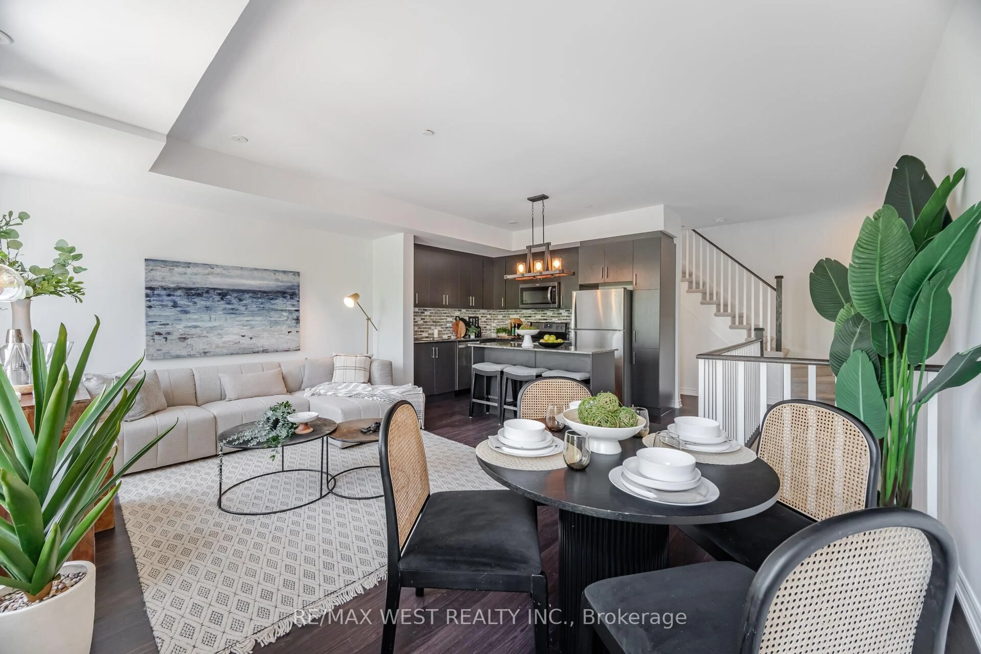 Open concept kitchen, unknown for 150 Long Branch Ave #4, Toronto Ontario M8W 0A9