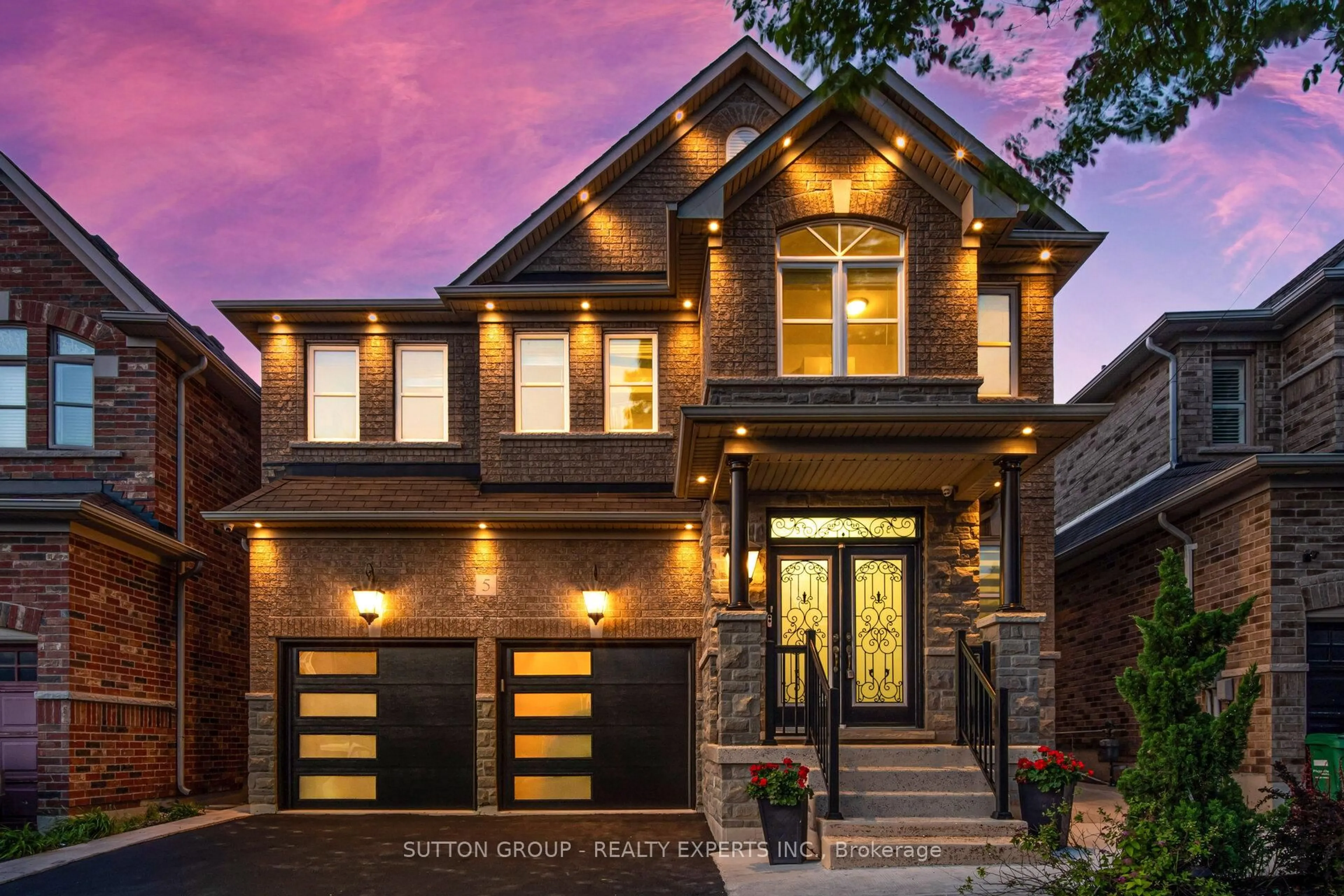 Home with brick exterior material, street for 5 Freedom Oaks Tr, Brampton Ontario L6P 3L1