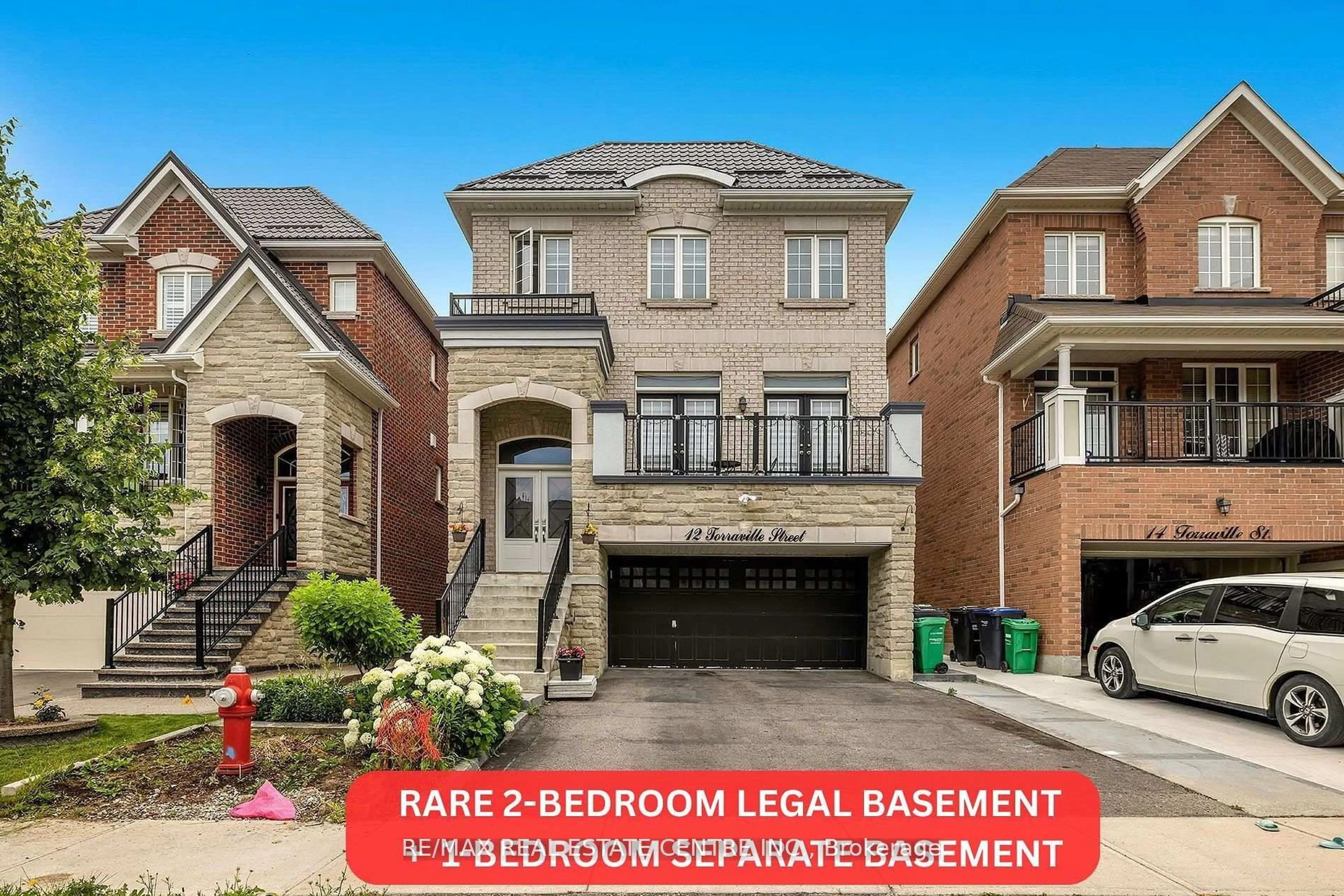 Home with brick exterior material, street for 12 Torraville St, Brampton Ontario L6R 0Y5