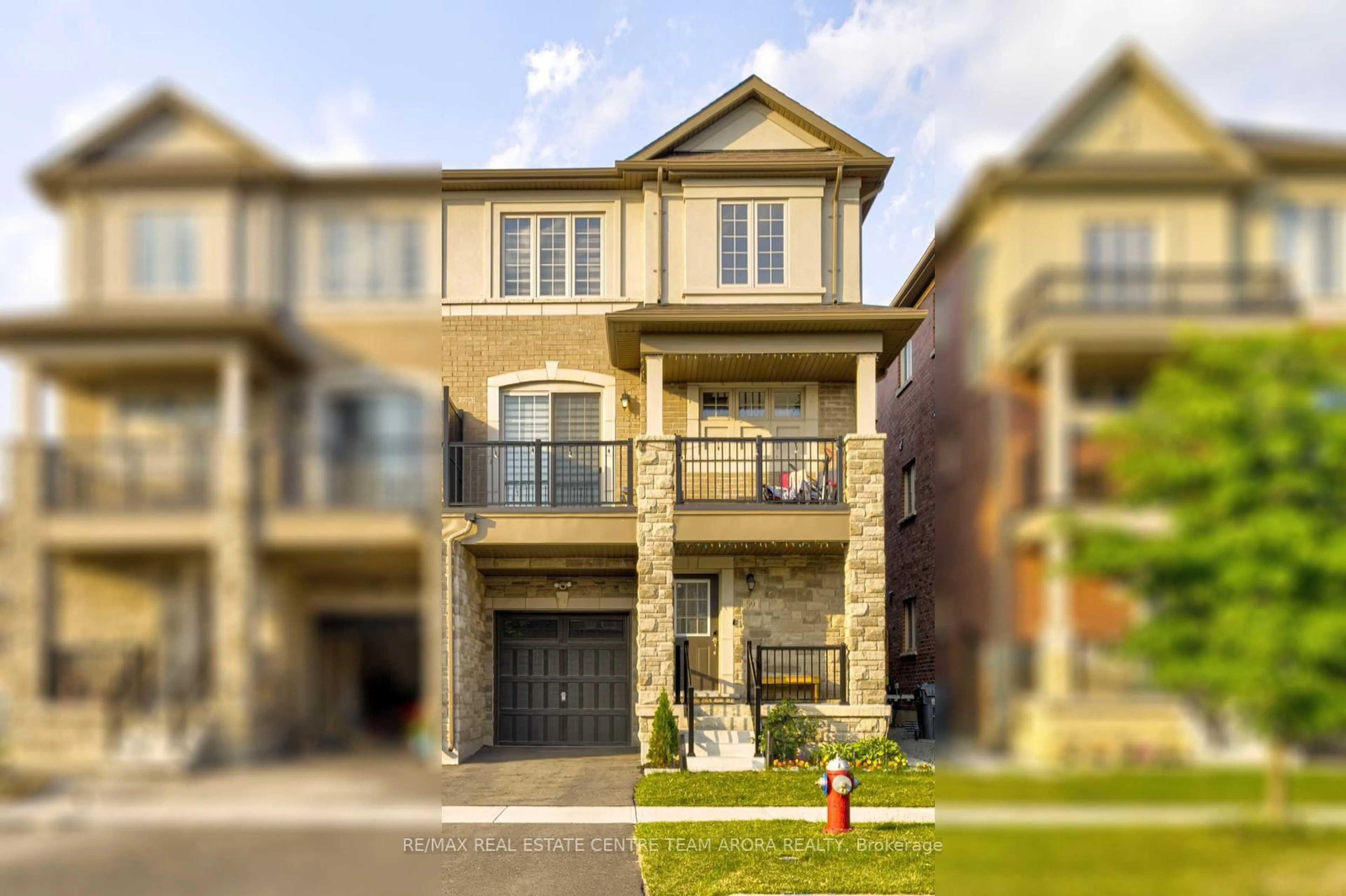 Home with brick exterior material, street for 59 Allegro Dr, Brampton Ontario L6Y 6J9