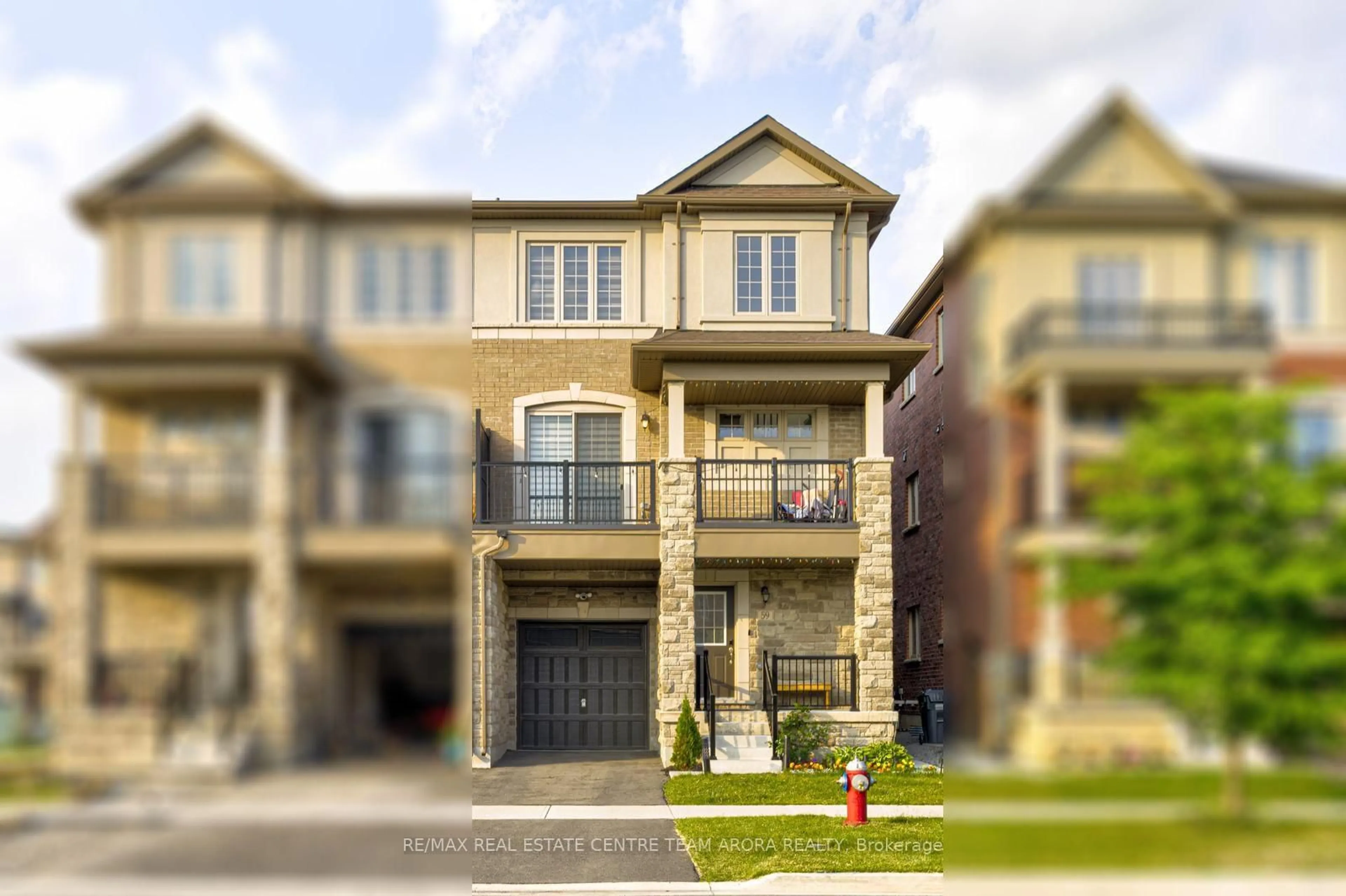 Home with brick exterior material, street for 59 Allegro Dr, Brampton Ontario L6Y 6J9