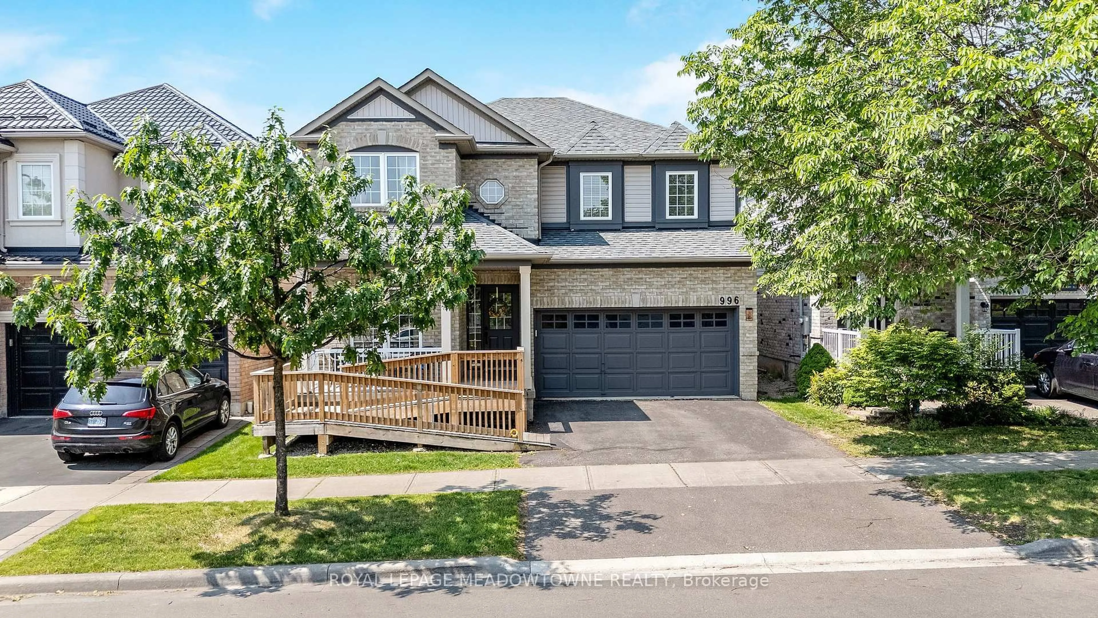 Home with brick exterior material, street for 996 Vickerman Way, Milton Ontario L9T 0J6