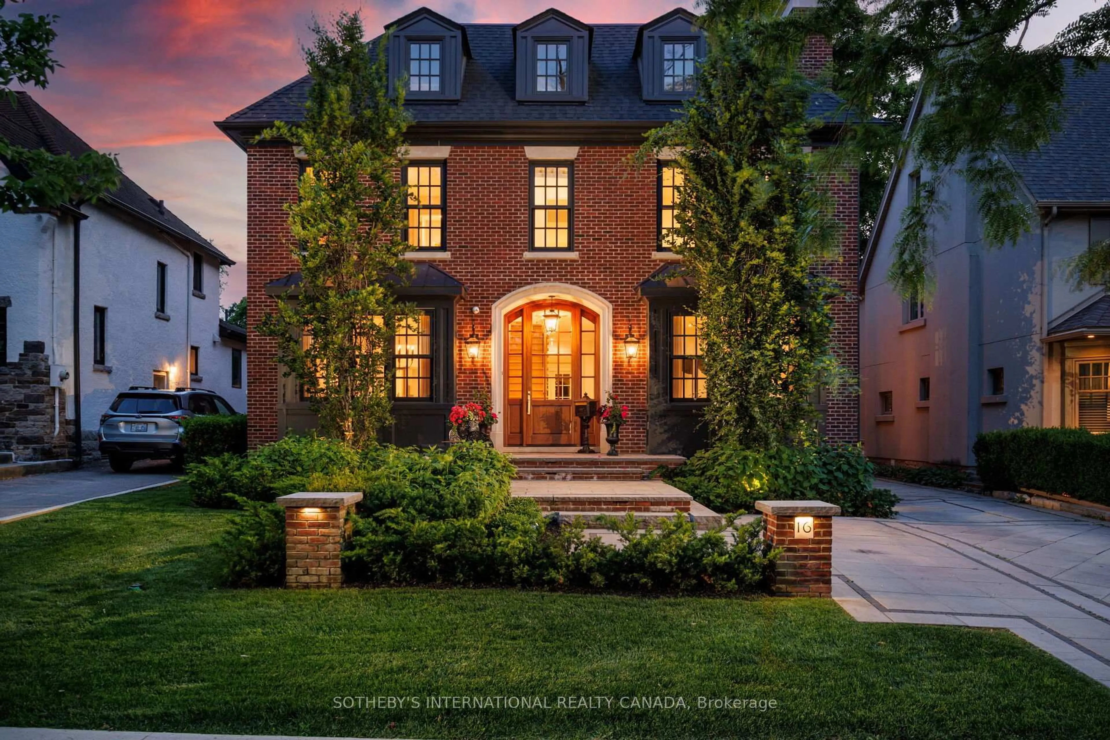 Home with brick exterior material, street for 16 Kingscourt Dr, Toronto Ontario M8X 2P6