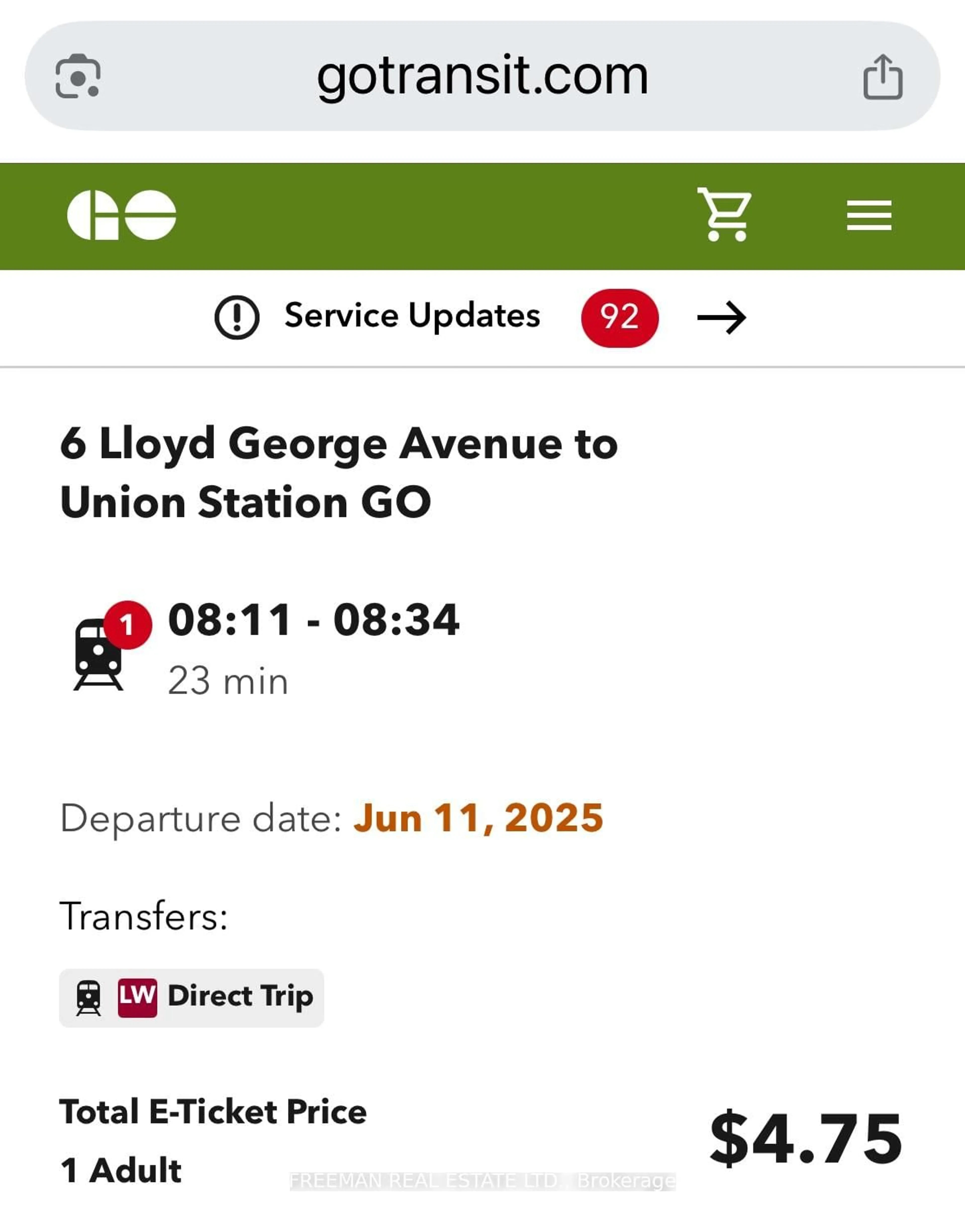 Unknown for 6 Lloyd George Ave, Toronto Ontario M8W 3W4