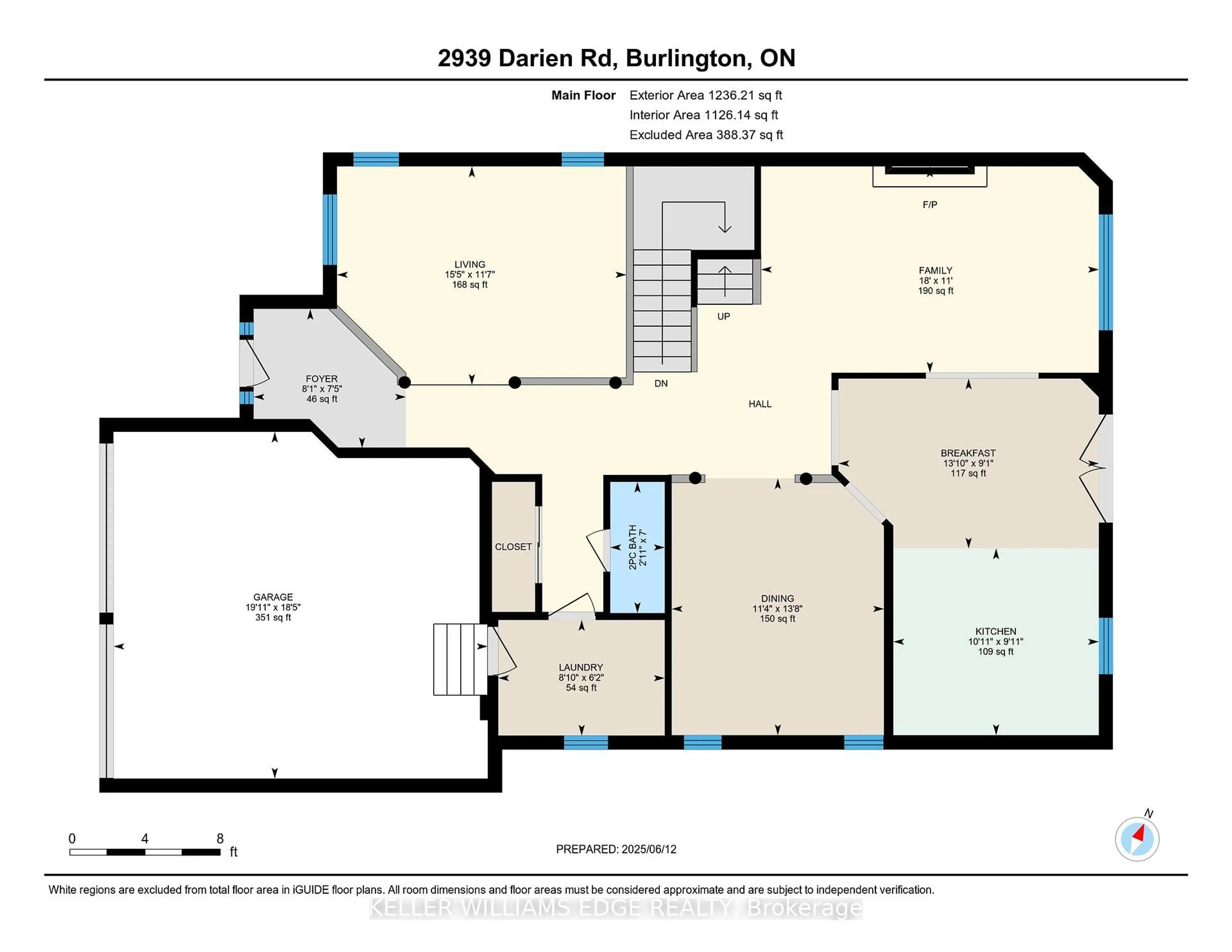 Floor plan for 2939 Darien Rd, Burlington Ontario L7M 4K3